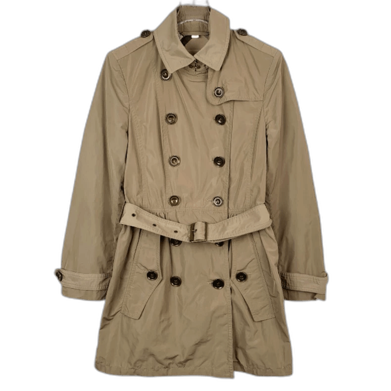 Burberry Burberry Khaki Double-Breasted Trench Coat Size S / US 4 / IT 40 - 1 Thumbnail