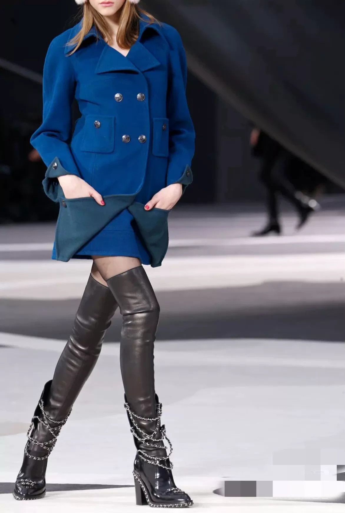 Chanel Chanel Earth Wool Coat 34 Authentic Near New Size XS / US 0-2 / IT 36-38 - 9 Thumbnail