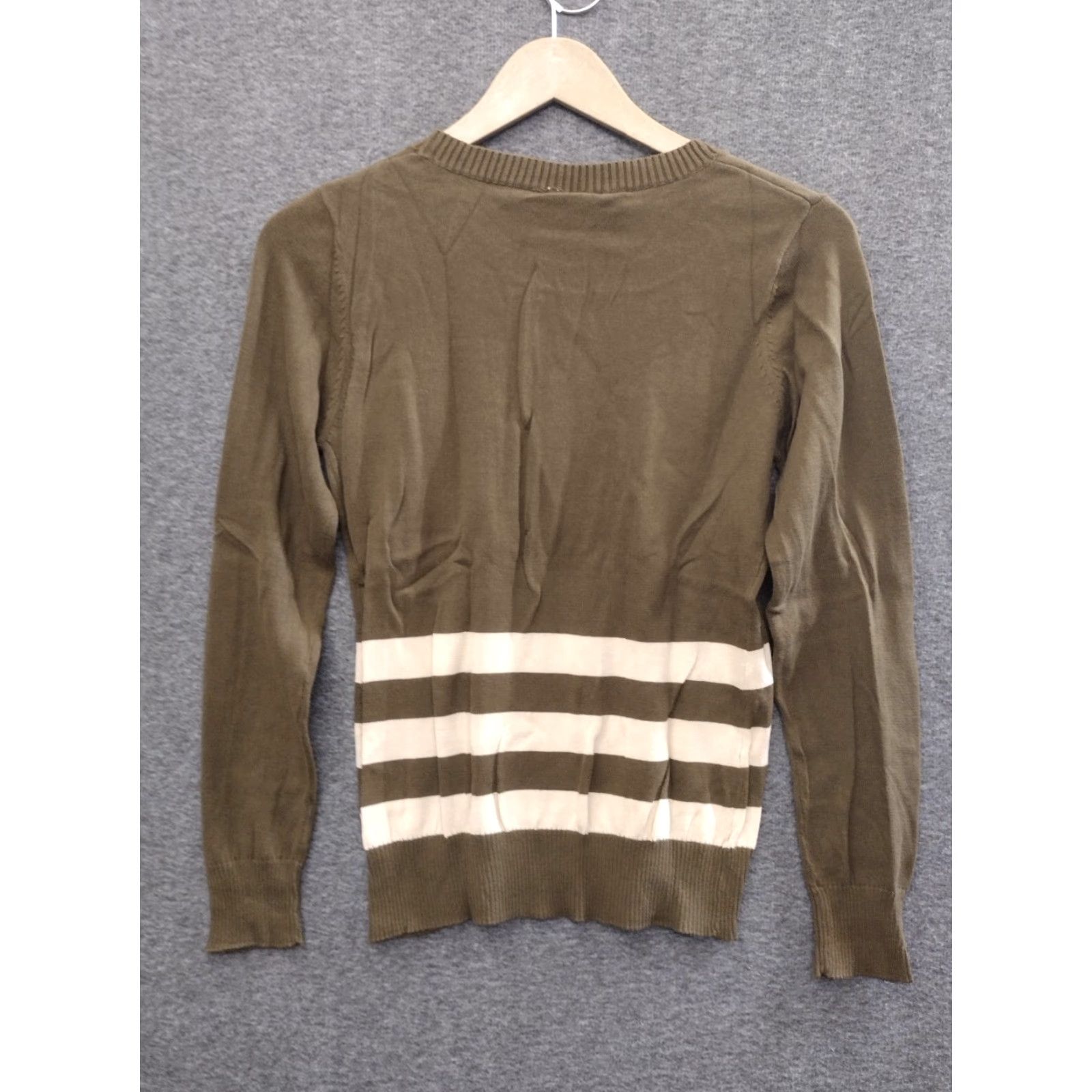 Vintage Elite Tribe Military Sweater Men M Wool Striped Crew Neck Long Sleeve Brown Beige Pattern 90s Theme Vintage? Size US M / EU 48-50 / 2 - 2 Thumbnail