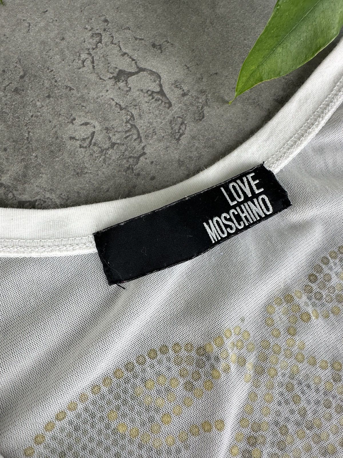 Moschino Moschino T-Shirt With Mesh Back Size S / US 4 / IT 40 - 2 Thumbnail