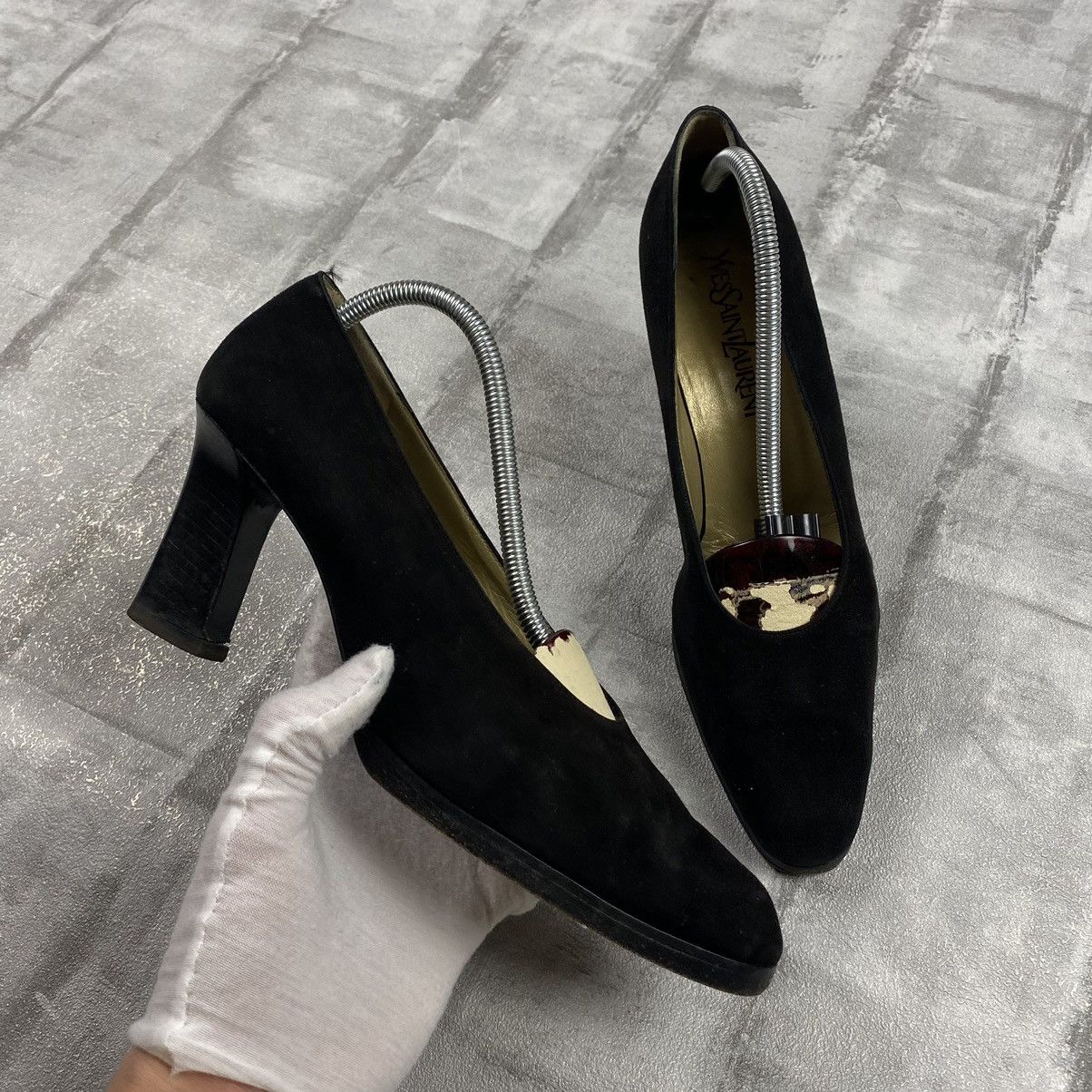 Yves Saint Laurent Very Rare!!! Archive Yves Saint Laurent Vintage Black Heels Size US 8 / IT 38 - 1 Thumbnail