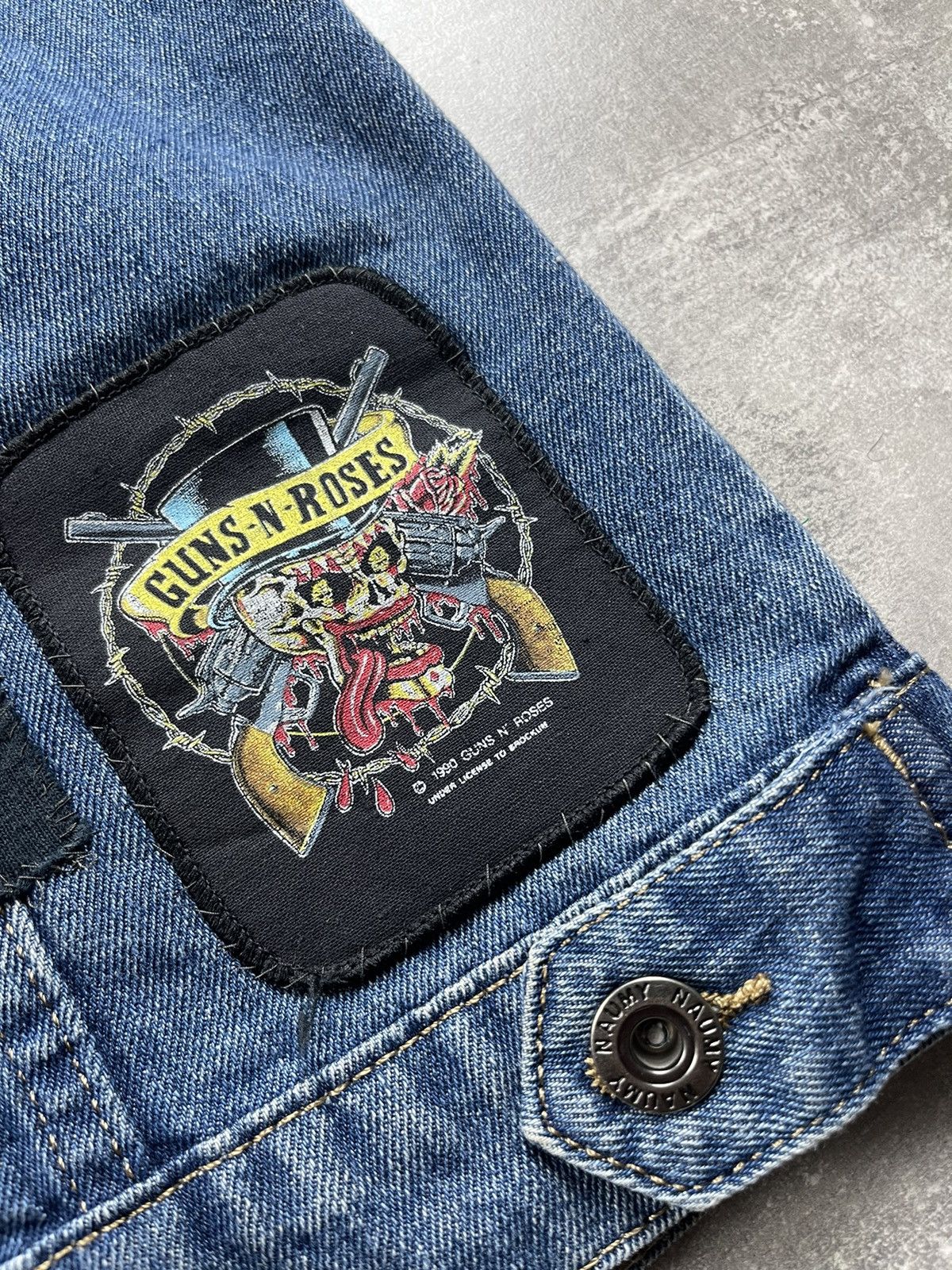 Other Biker Custom Rock Patched Denim Vest Italy Vintage Patches Size US M / EU 48-50 / 2 - 7 Thumbnail