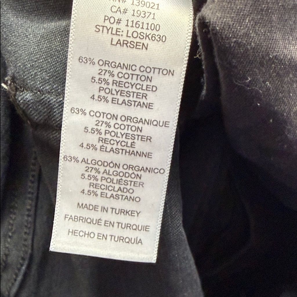 Frame Frame Le One Skinny Larsen (film noir) black color jeans 2 Size 26" / US 2 / IT 38 - 8 Thumbnail