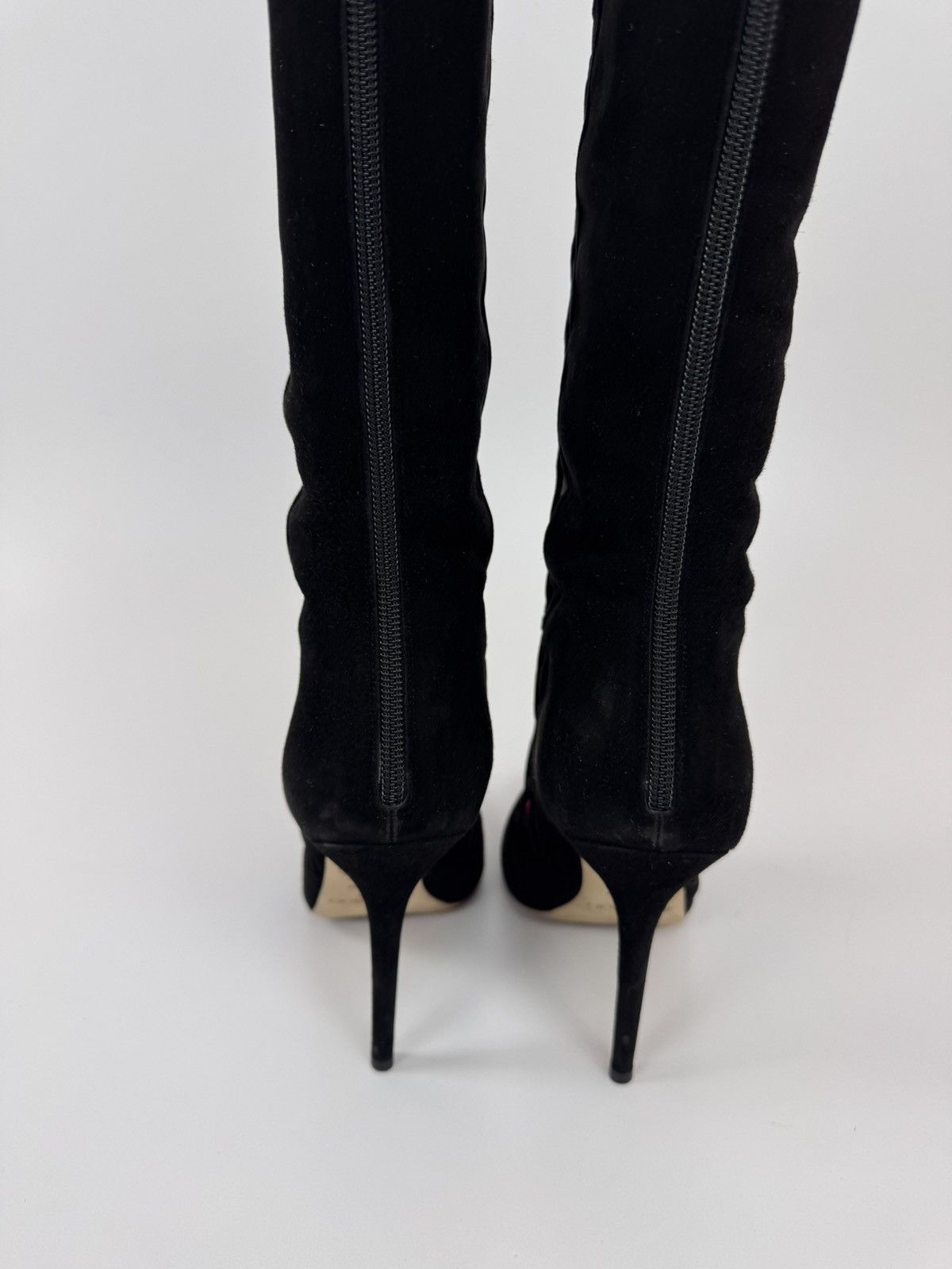 Jimmy Choo Jimmy Choo Delta Knee-High Boots cutout details Perforated Size US 8.5 / IT 38.5 - 7 Thumbnail