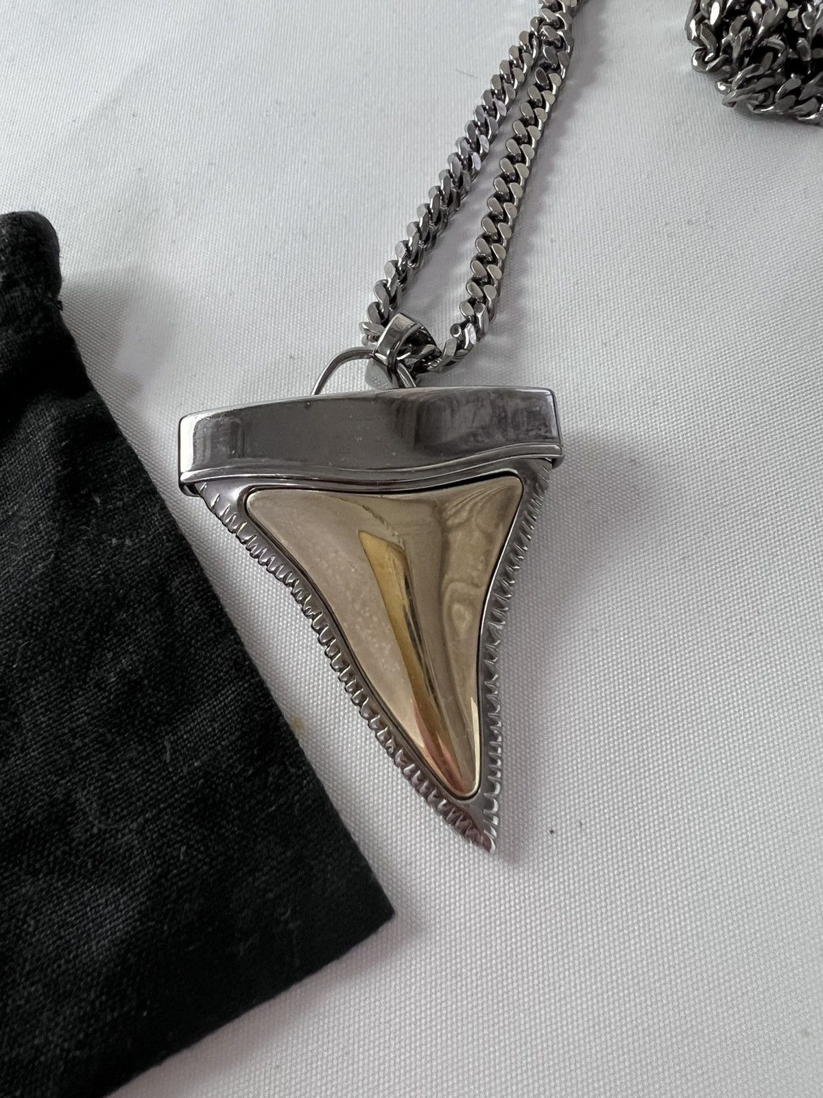 Givenchy × Riccardo Tisci Givenchy x Riccardo Tisci Large Shark Tooth Chain Necklace Size ONE SIZE - 4 Thumbnail