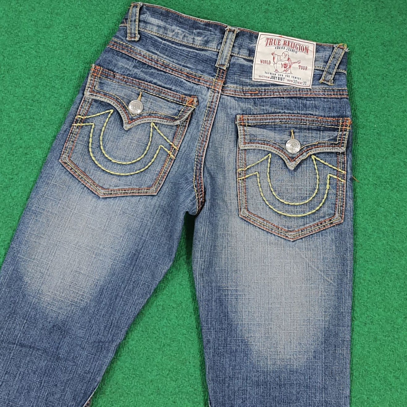 True Religion Vintage True Religion Joey Big T Flare Jeans C297N23 Size US 31 - 2 Thumbnail