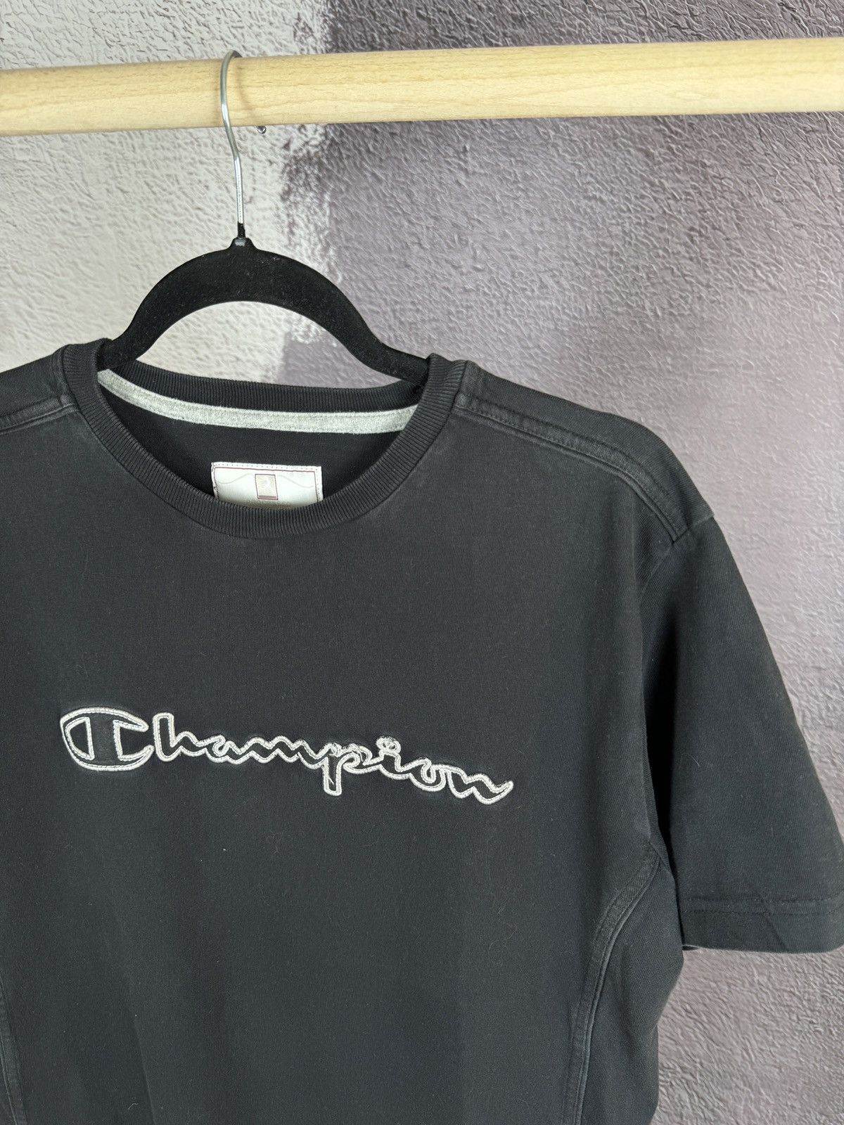 Champion Champion vintage big logo embroidered tee shirt Size US M / EU 48-50 / 2 - 4 Thumbnail