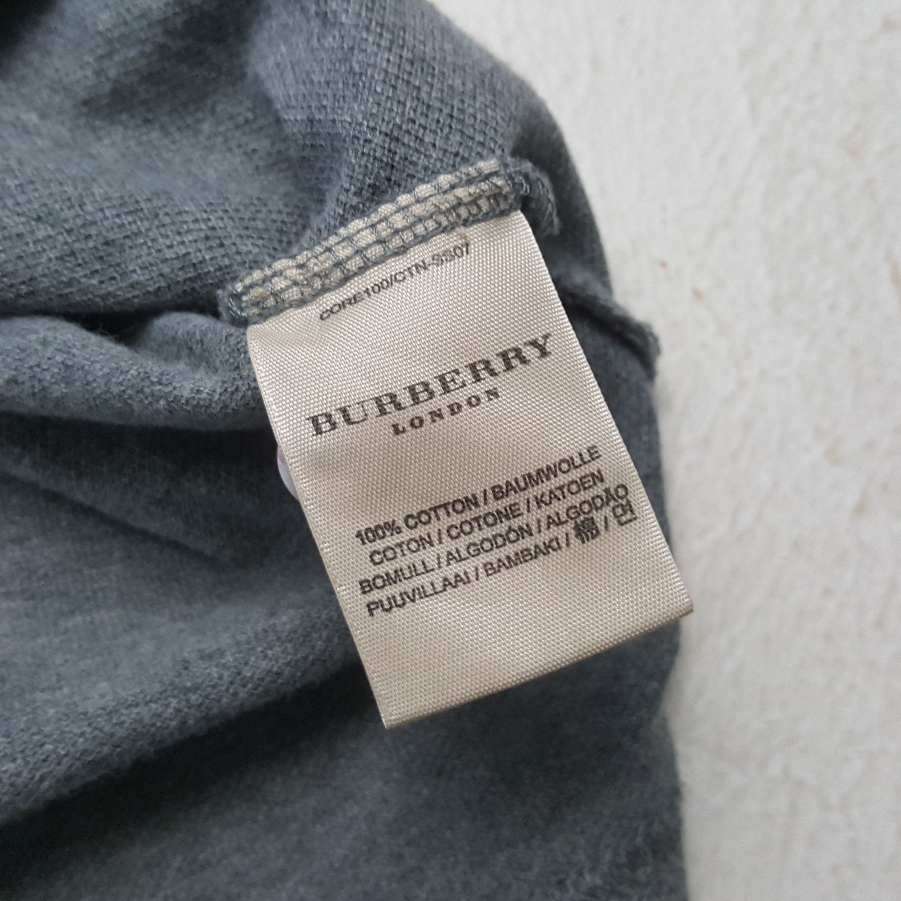 Burberry Vintage Burberry London Fashion Brand Polo Shirt RR5 Size US XL / EU 56 / 4 - 7 Thumbnail