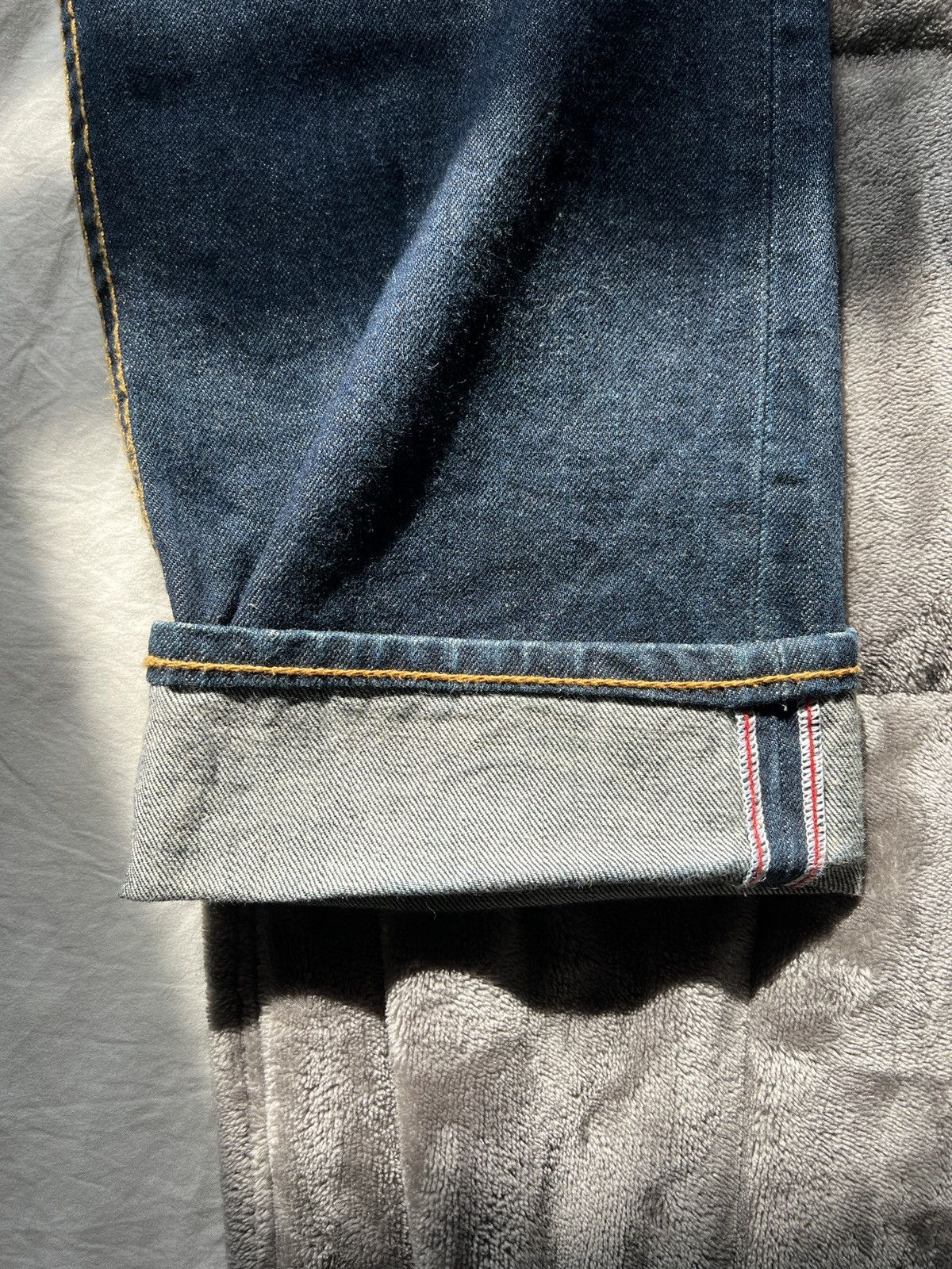 Japanese Brand × Vintage Vintage Co & Lu Diecock selvedge Jeans. EVISU inspired.PRINT Size US 30 / EU 46 - 7 Thumbnail