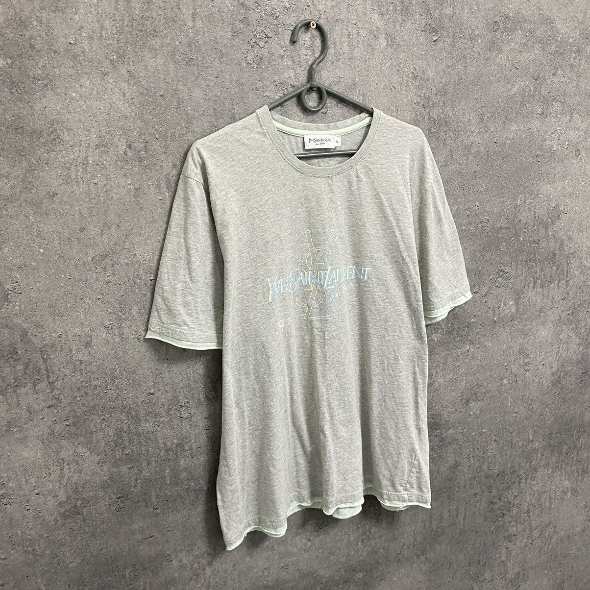 Yves Saint Laurent Vintage Yves Saint Laurent T-Shirt Big Logo YSL Size US XL / EU 56 / 4 - 3 Thumbnail