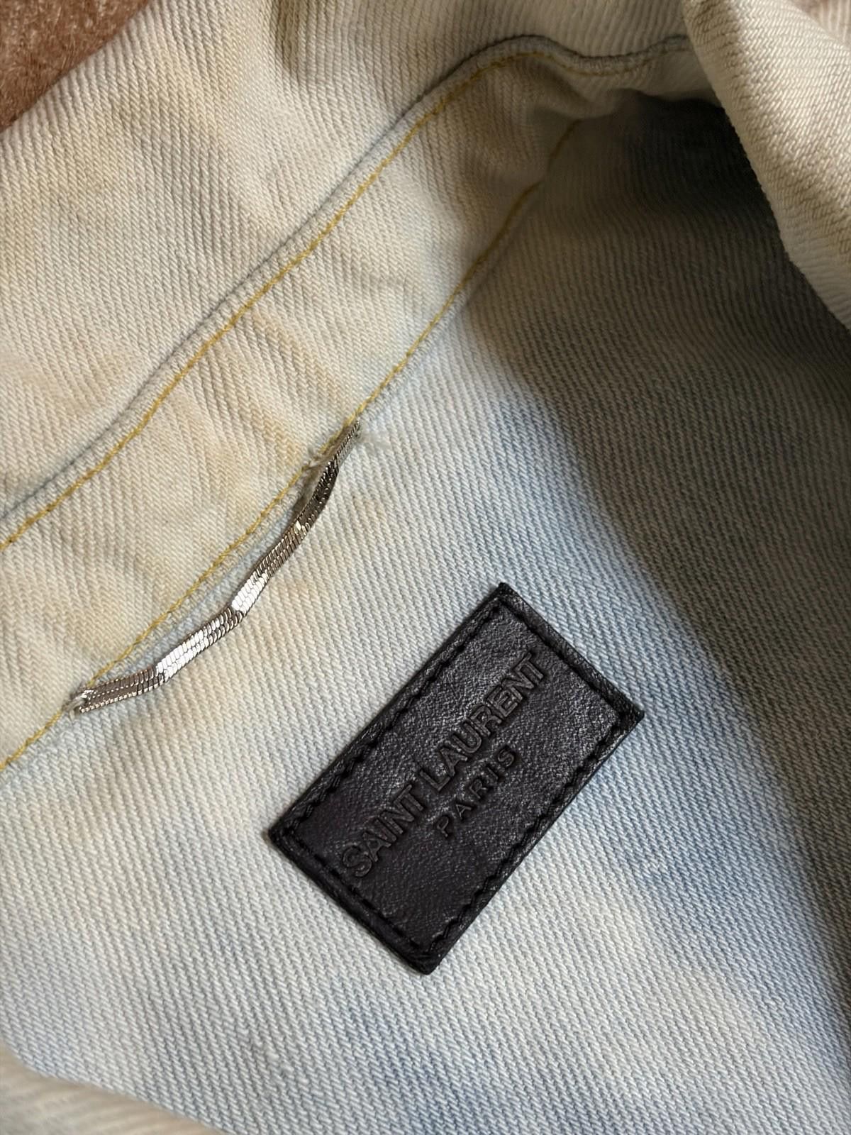 Saint Laurent Paris Saint Laurent Denim Jacket Size US M / EU 48-50 / 2 - 2 Thumbnail