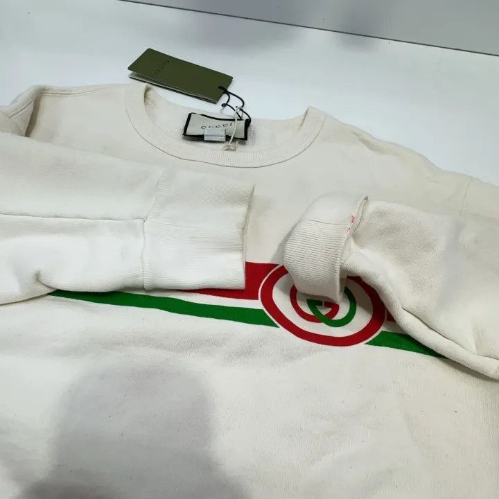 Gucci Gucci Gucci Stripe Pattern Long Sleeve Sweatshirt -2506 Size US S / EU 44-46 / 1 - 7 Thumbnail