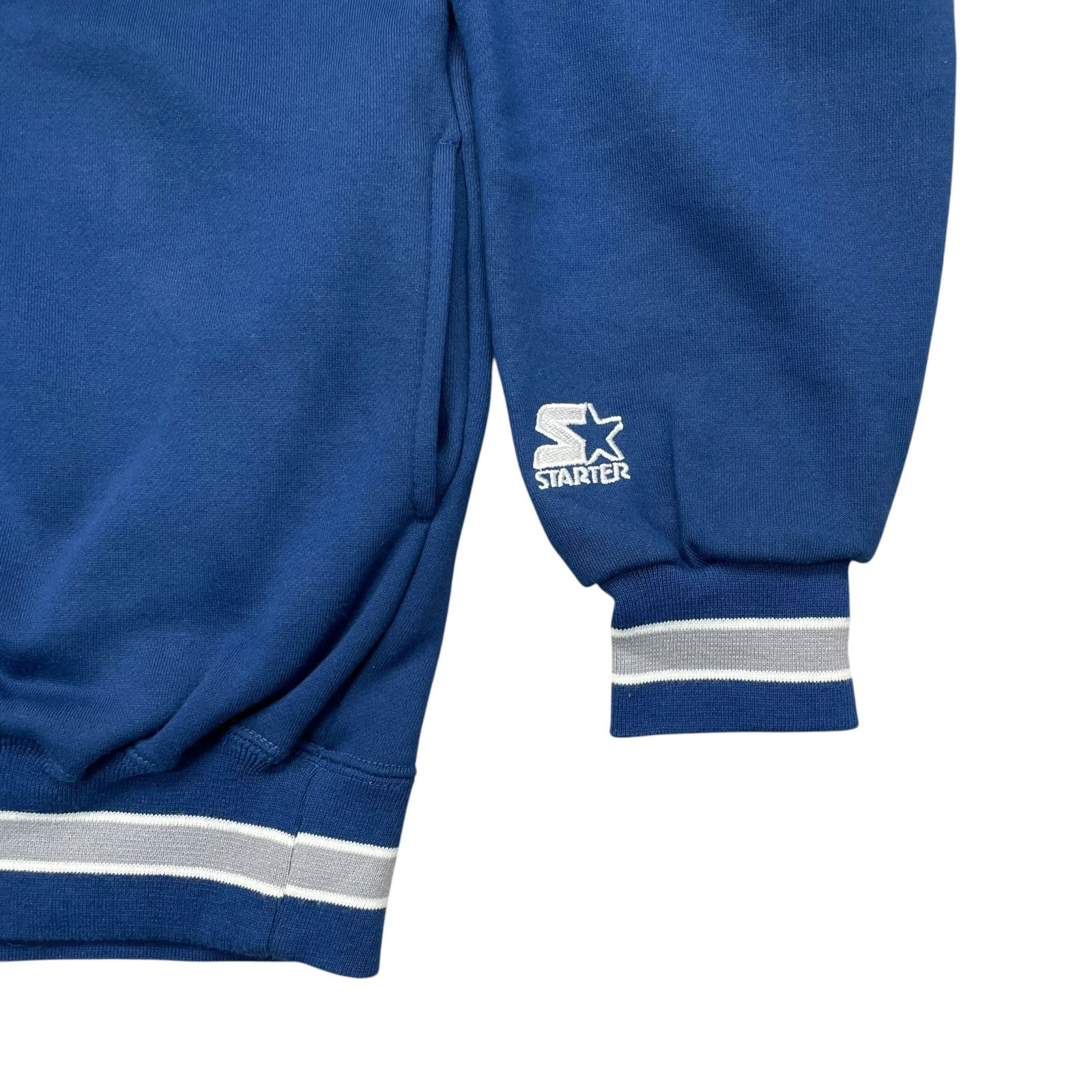 NFL DEADSTOCK VTG 90s DALLAS COWBOYS STARTER HOODIE SCRIPT LOGO Size US M / EU 48-50 / 2 - 3 Thumbnail