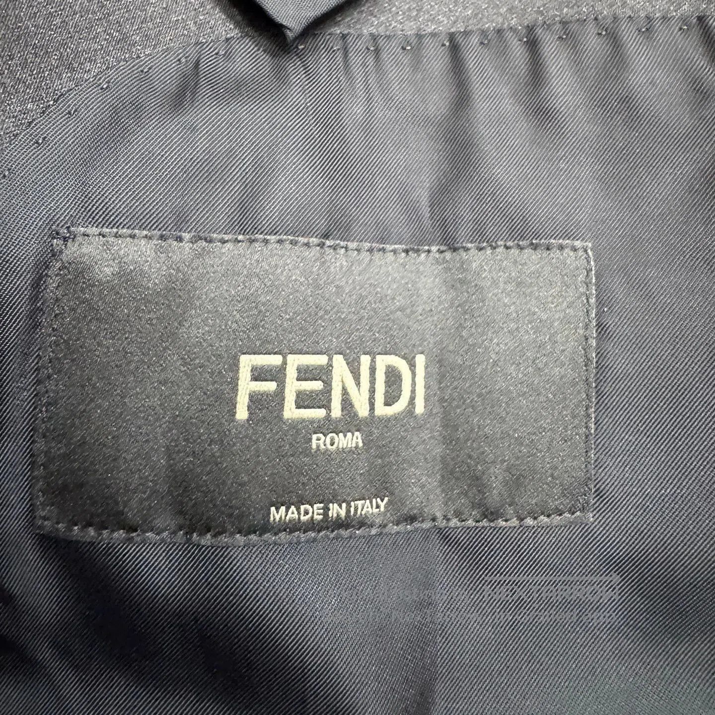 Fendi Black Formal Blazer with Satin Lapel. Size US M / EU 48-50 / 2 - 2 Thumbnail
