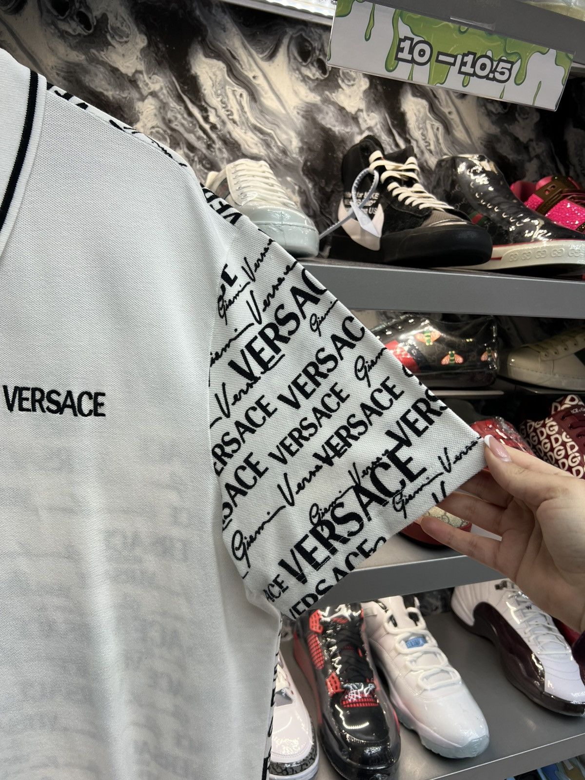 Versace Versace White Polo Tee Size US XXL / EU 58 / 5 - 4 Thumbnail