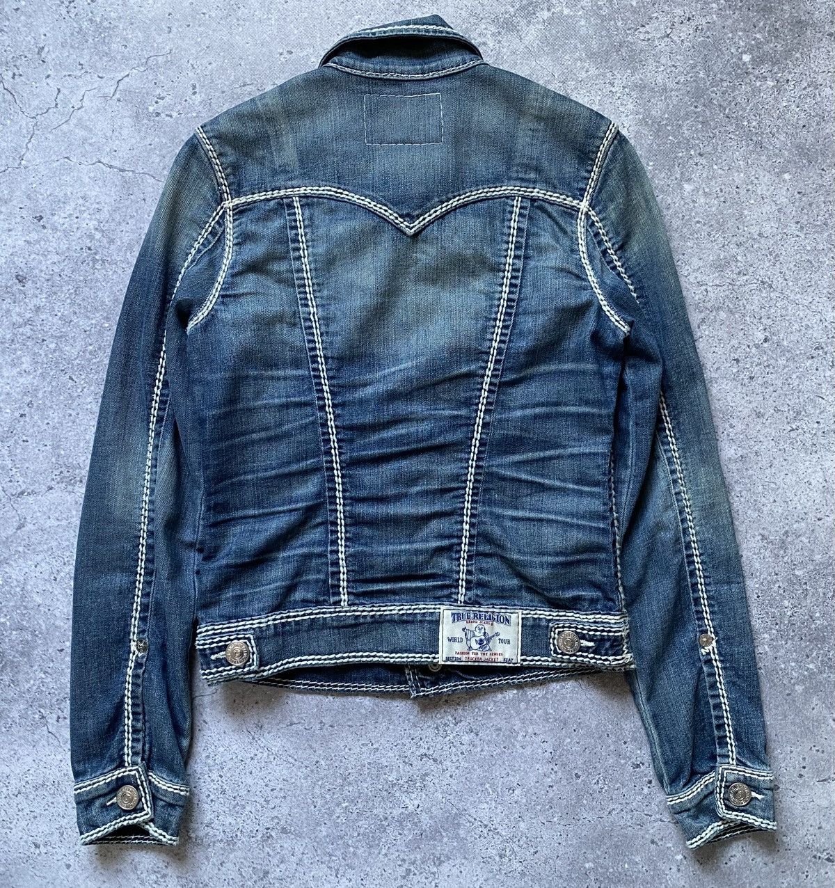 True Religion Vintage True Religion Denim Jacket Women’s Y2K Size XS / US 0-2 / IT 36-38 - 12 Thumbnail