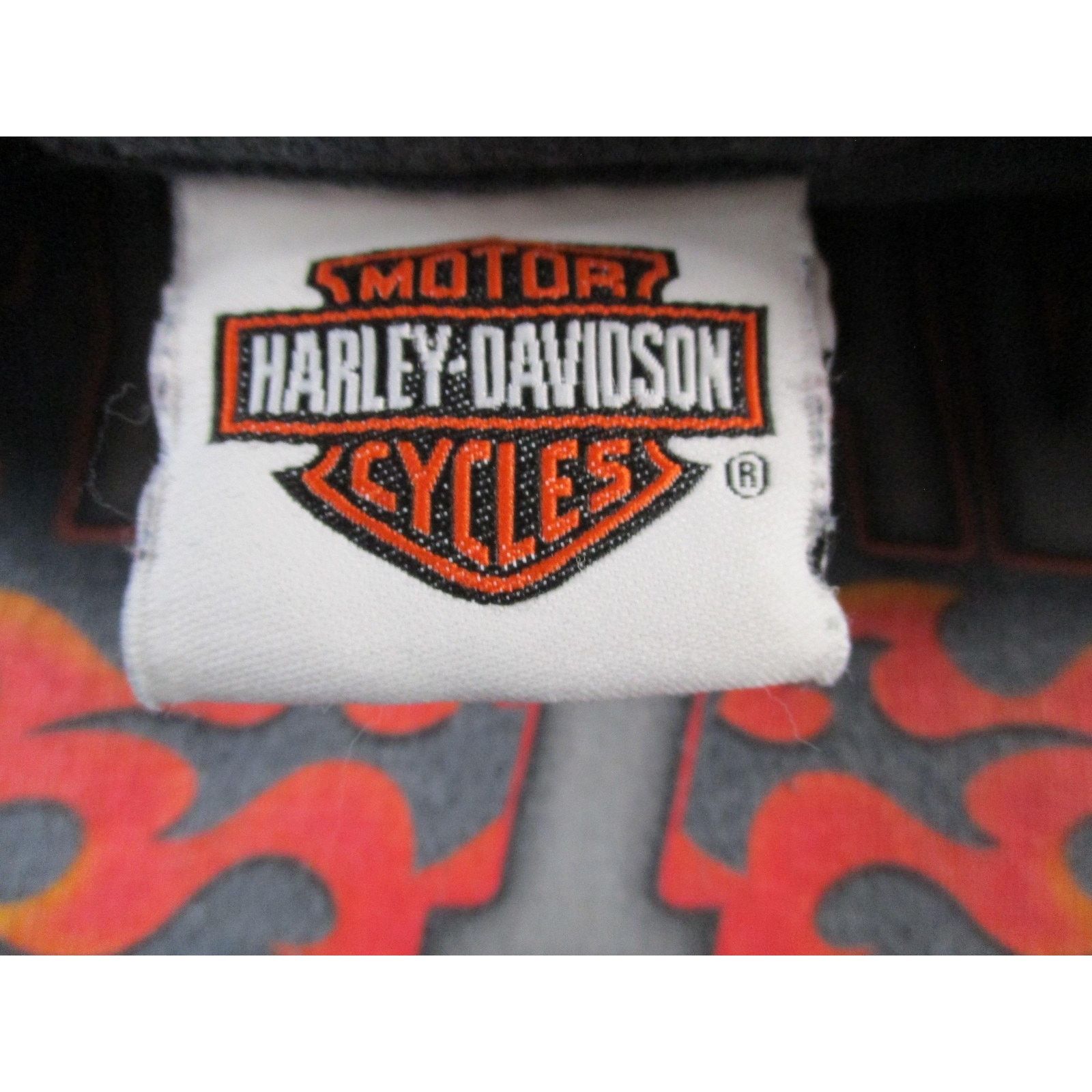 Harley Davidson Harley Davidson Beijing China Flame Sleeve Long Sleeve XL Size US XL / EU 56 / 4 - 5 Thumbnail
