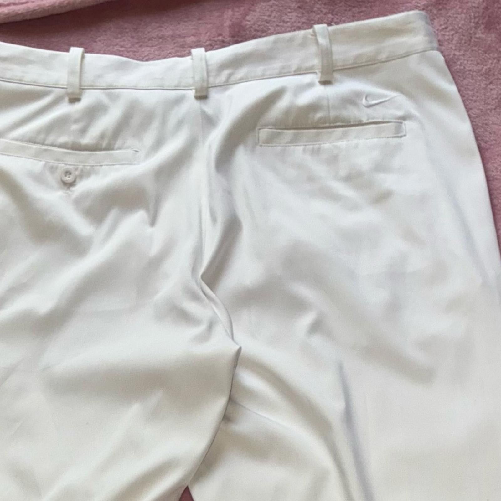 Nike Nike Golf Dri-FIT Men’s Flat Front Pants - 36x32 White Size US 36 / EU 52 - 1 Thumbnail
