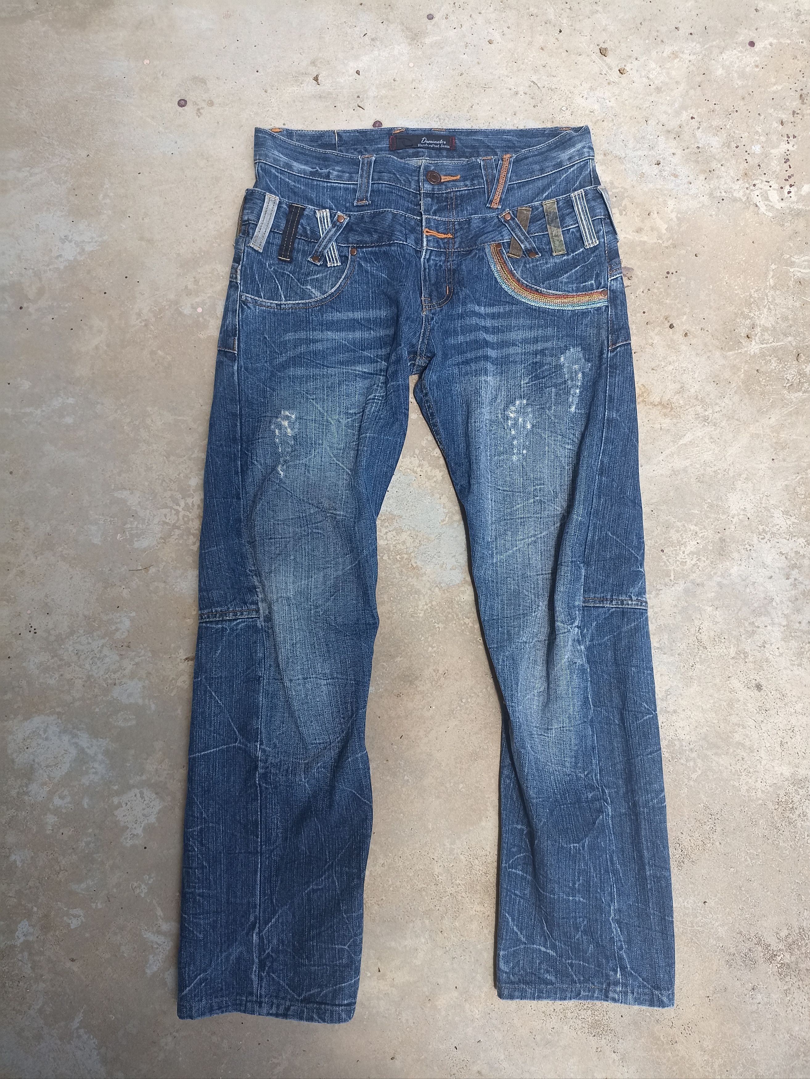 Beauty Beast Dominate Handcrafted jeans distressed beauty beast Size US 32 / EU 48 - 1 Thumbnail