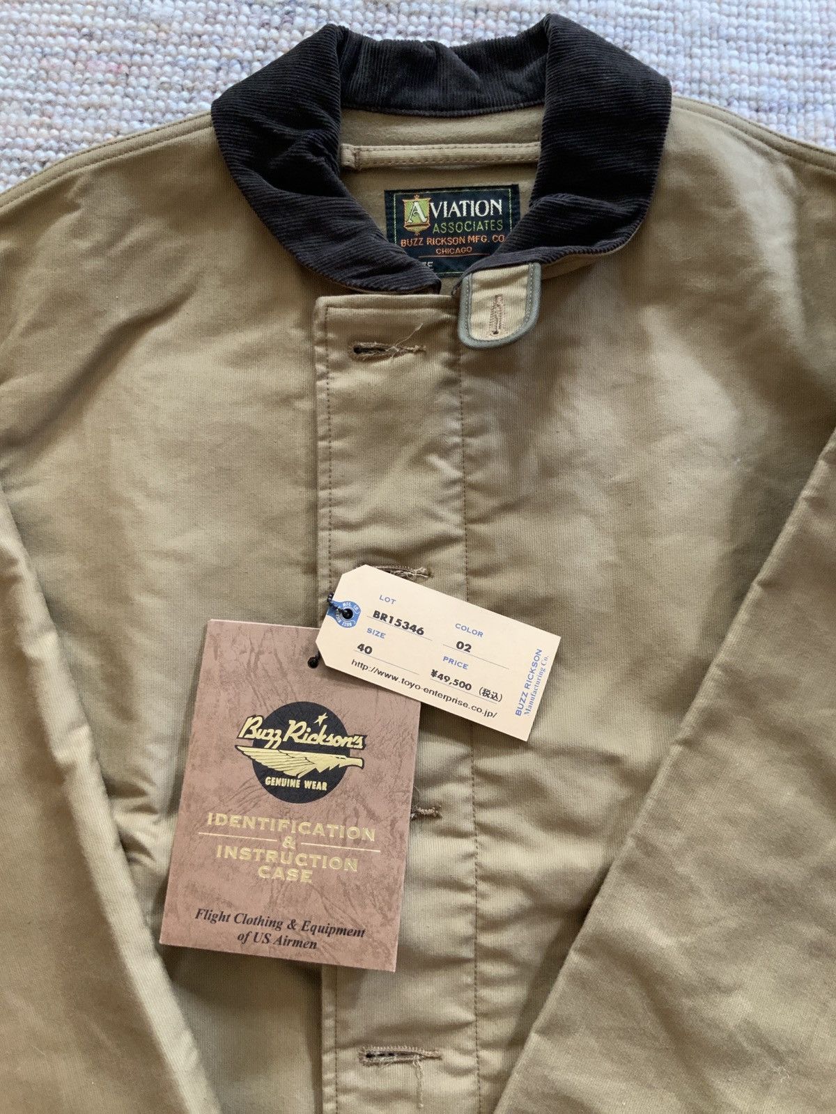 Buzz Rickson's Civilian version aviation associates N-1 deck jacket Size US M / EU 48-50 / 2 - 3 Thumbnail