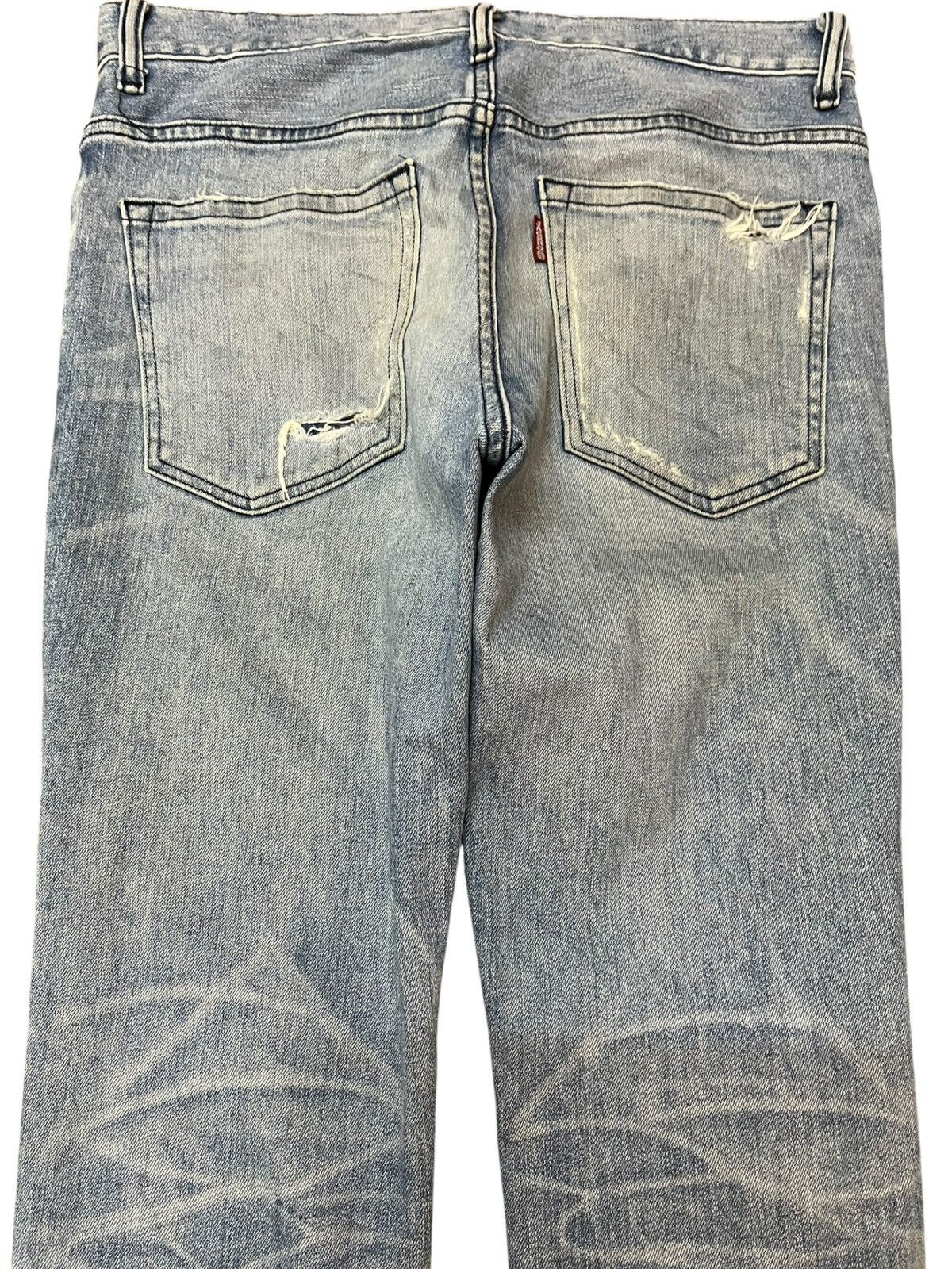 JACKROSE Vintage Jack Rose Grunge Distressed Denim Size US 30 / EU 46 - 7 Thumbnail