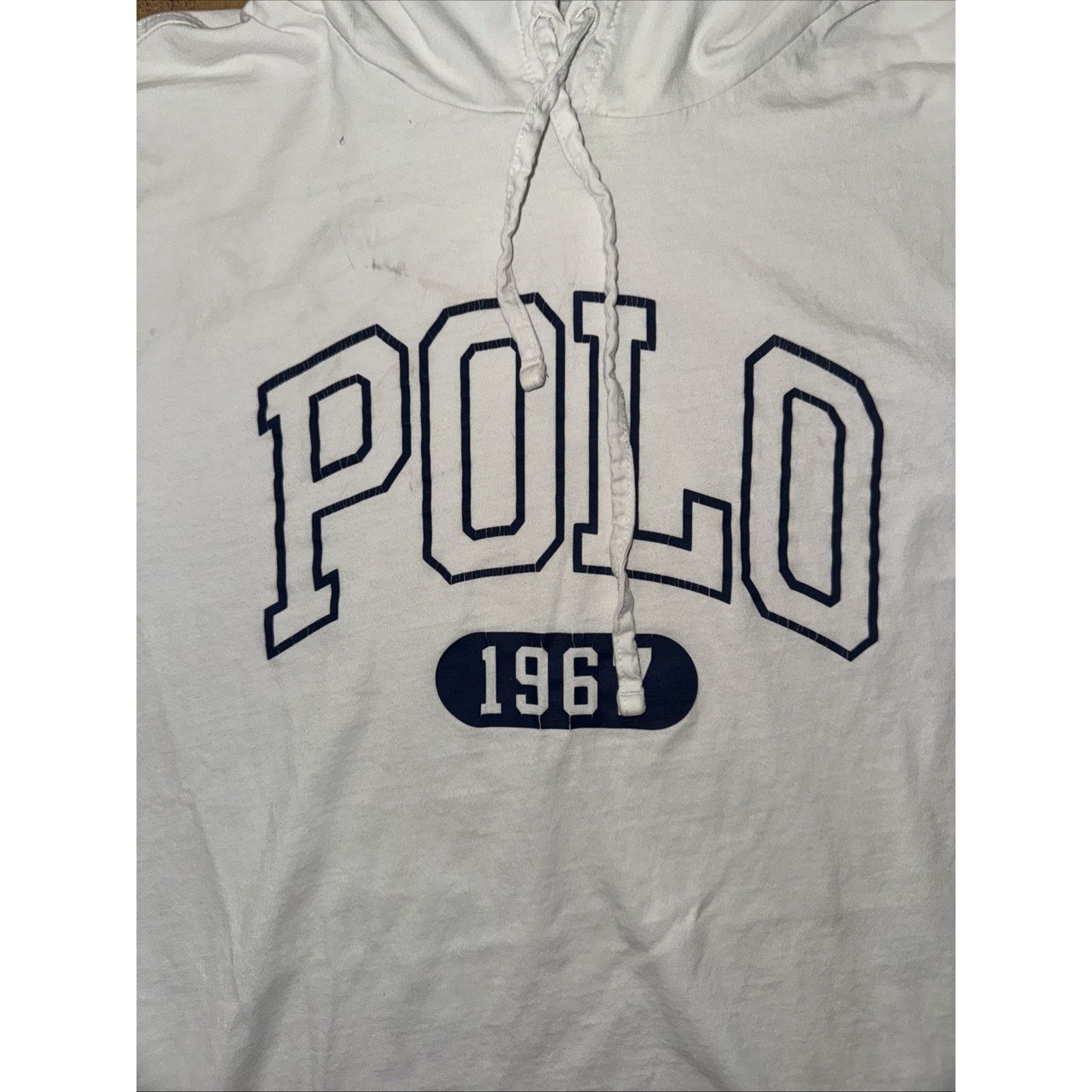 Ralph Lauren × Vintage Polo Ralph Lauren 1967 Hooded Long Sleeve Shirt White L Size US L / EU 52-54 / 3 - 2 Thumbnail