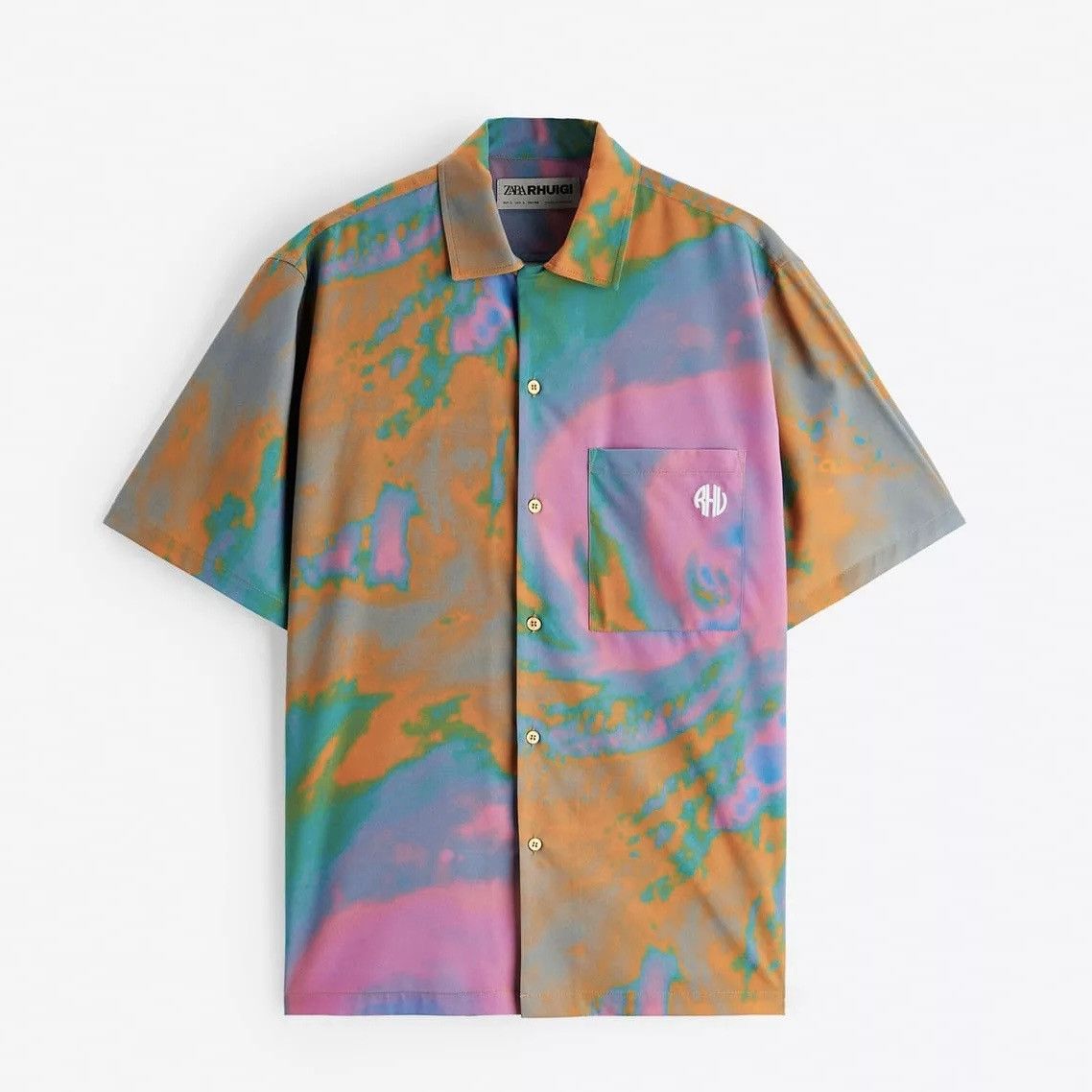Rhude × Zara Zara x rhuigi limited edition button up | Grailed