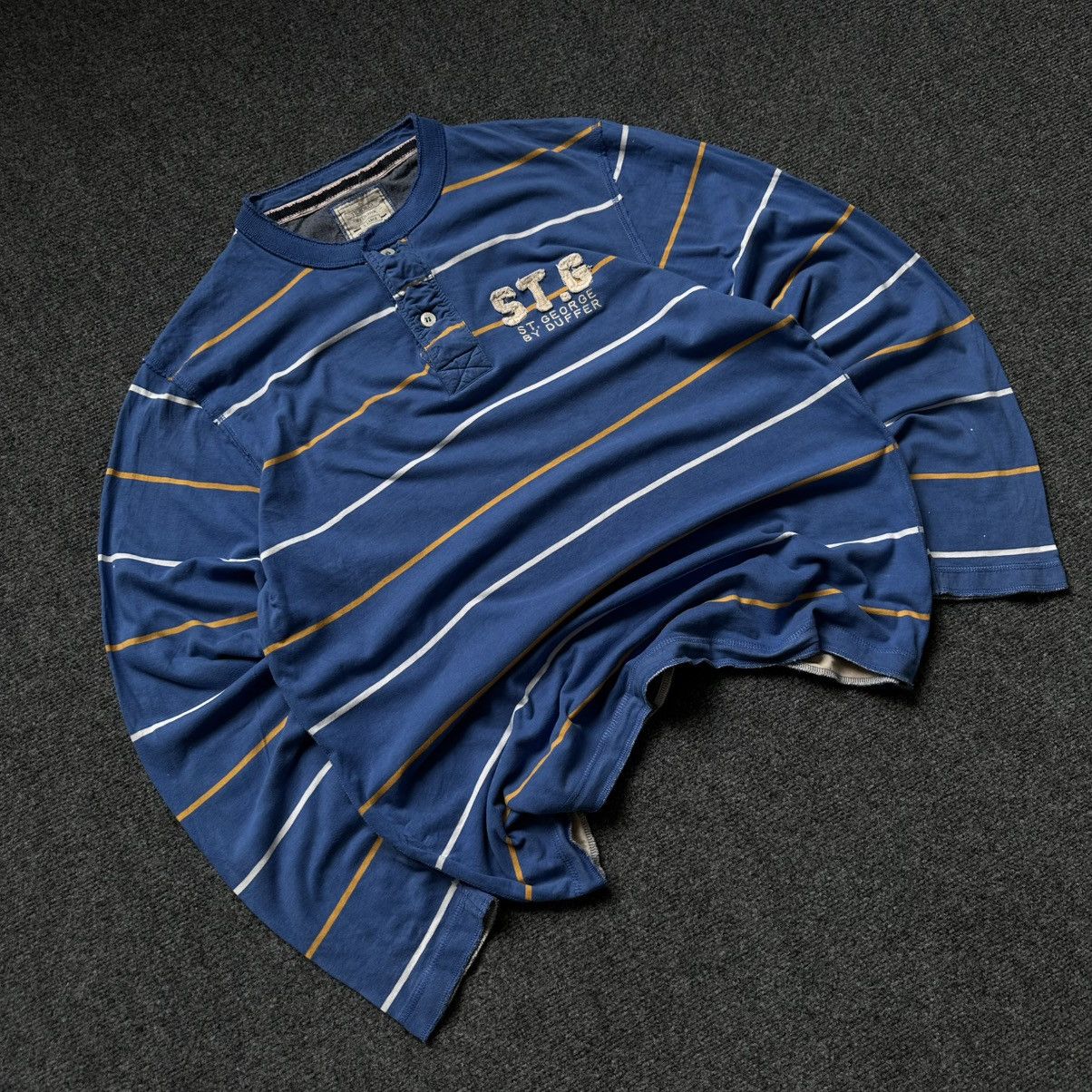 Grundens VTG Mans Stripped Long-sleeve T-shirts St.George Size XL 00s Size US XL / EU 56 / 4 - 1 Thumbnail