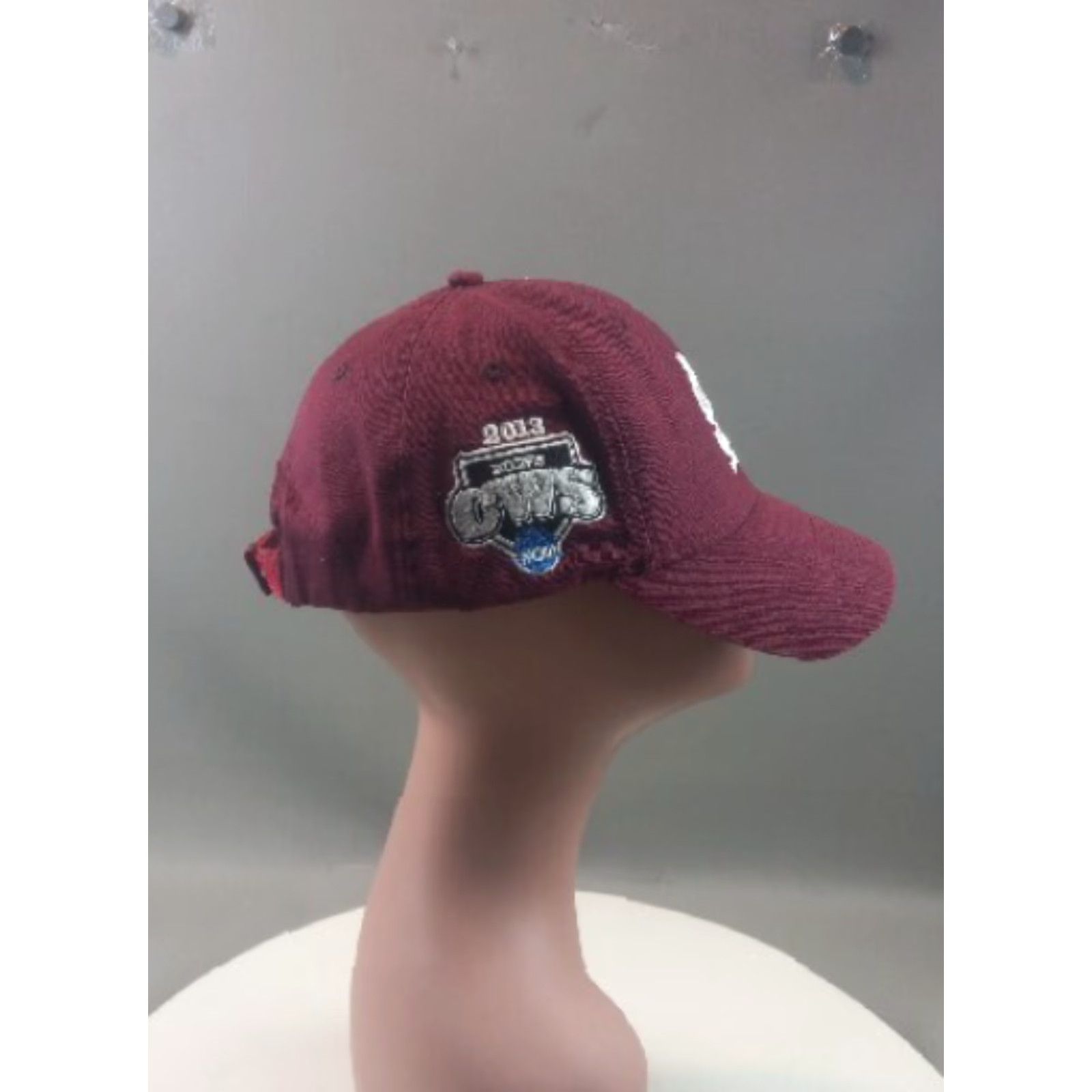 Adidas Adidas Baseball Cap MSU Miss State Univ 2013 CWS Maroon Hook & Loop Adjustable Men One Size Cap Size ONE SIZE - 6 Thumbnail