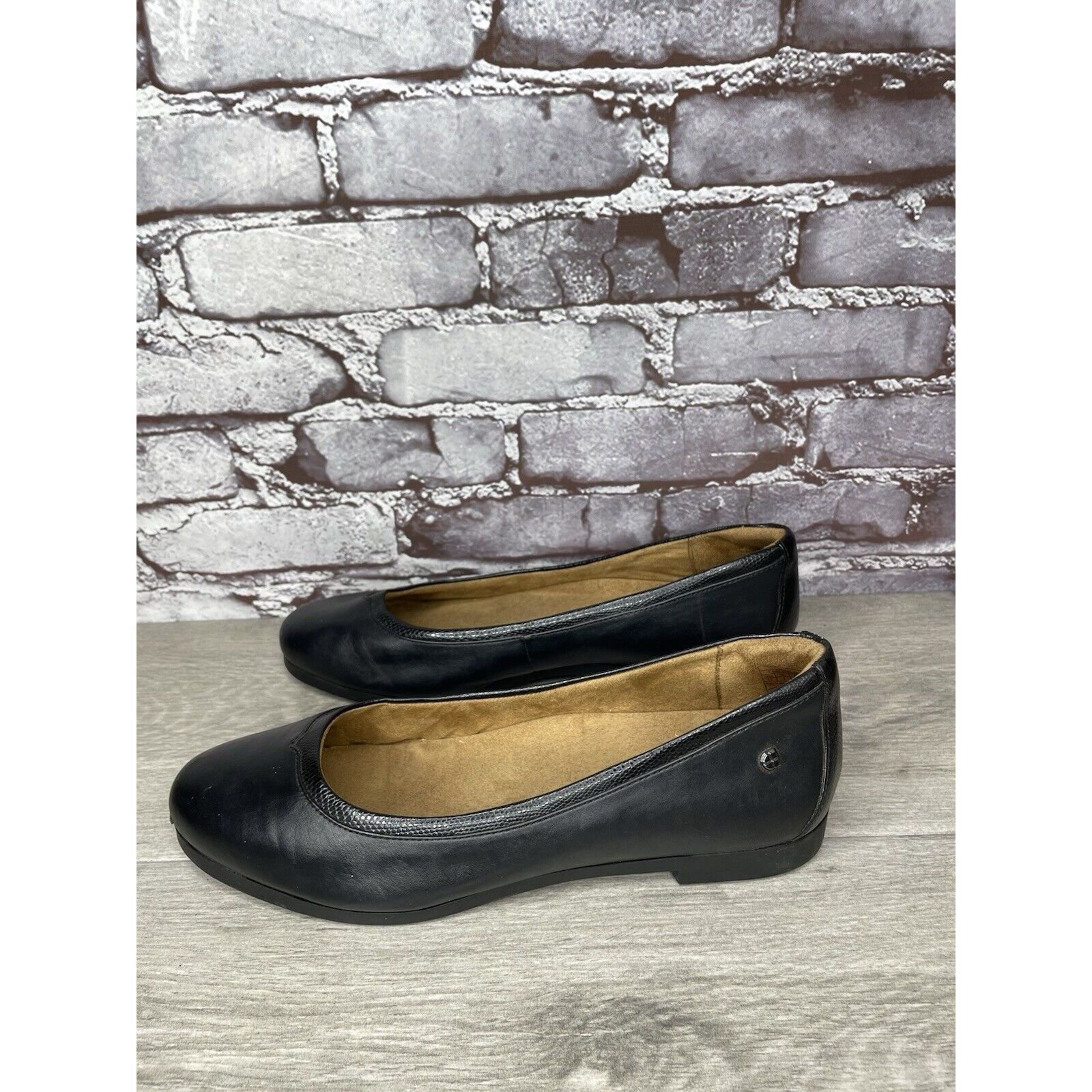 Other Shoes For Crews 55315 Reese Black Leather Work Slip Flats Wo Size US 11 / IT 41 - 21 Thumbnail