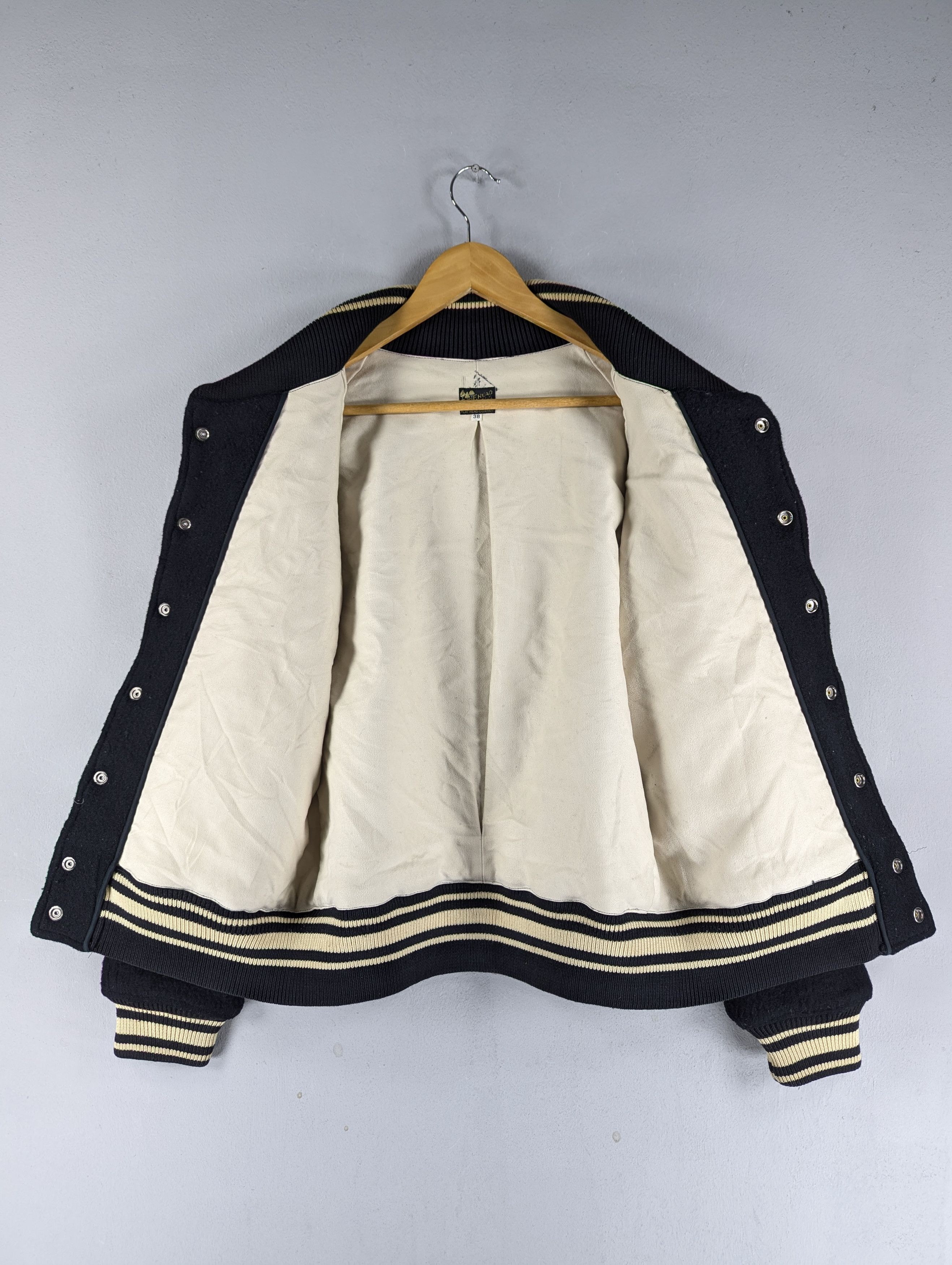 The Flat Head Vintage The Flat Head Wool Varsity Baseball Jacket Size 38 Size US M / EU 48-50 / 2 - 13 Thumbnail