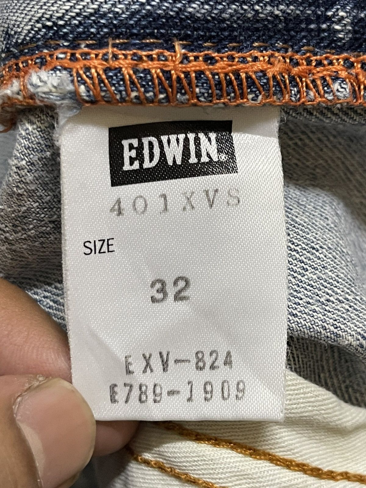 Edwin Edwin XV Exclusive Buckle Light Faded Wash Baggy Wide Leg Size US 33 - 11 Thumbnail