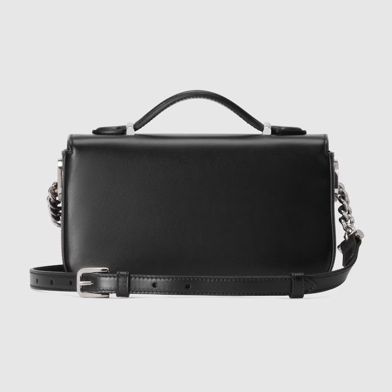 Gucci o1s1wg110225 Size: OS / Petite GG Mini Shoulder Bag in Black Size ONE SIZE - 3 Thumbnail