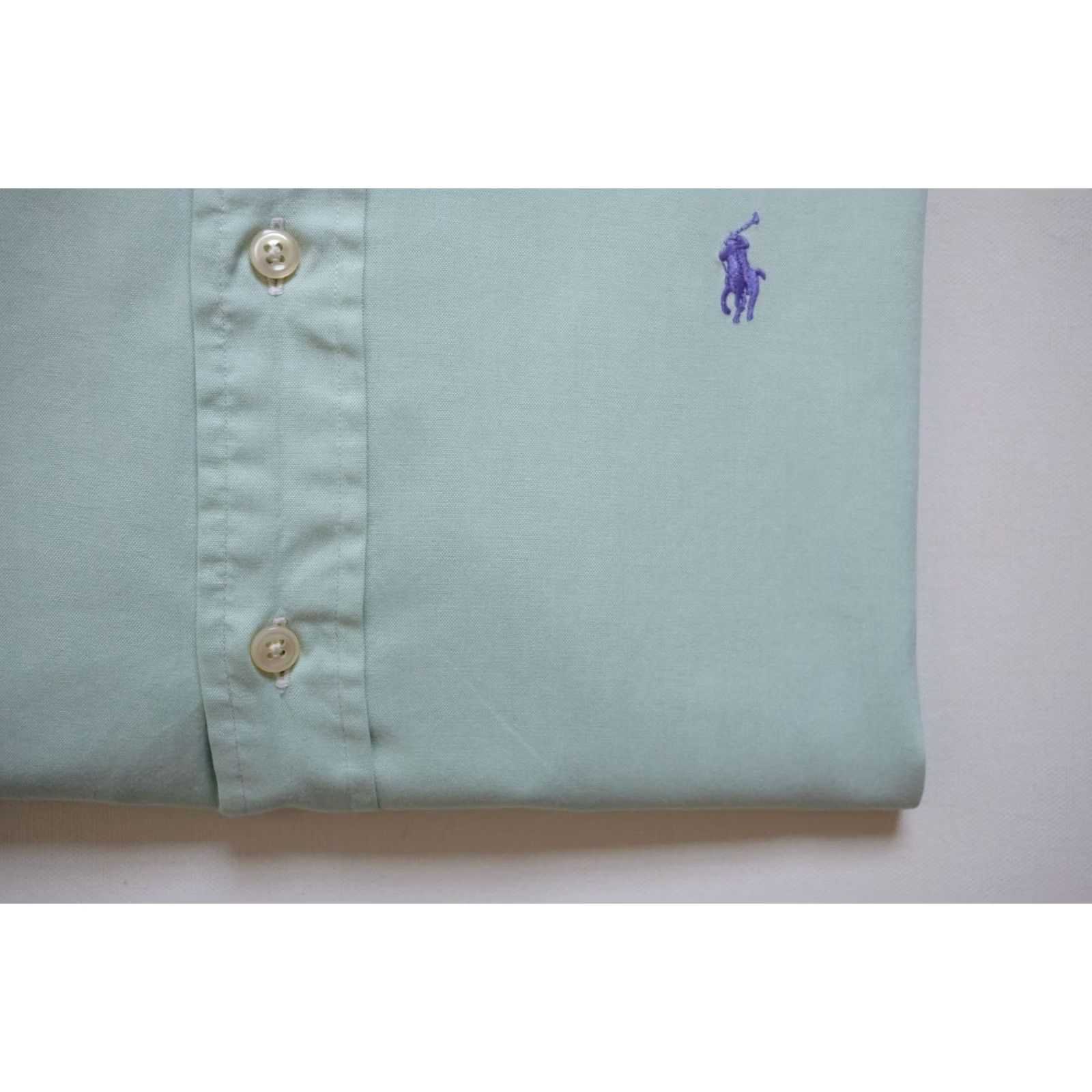 Ralph Lauren Ralph Lauren Polo Classic Fit Logo Casual Button-Down Green Shirt SZ 15 1/2 XL Men Button-Up Shirts Green Classic Fit Mens Size US XL / EU 56 / 4 - 4 Thumbnail