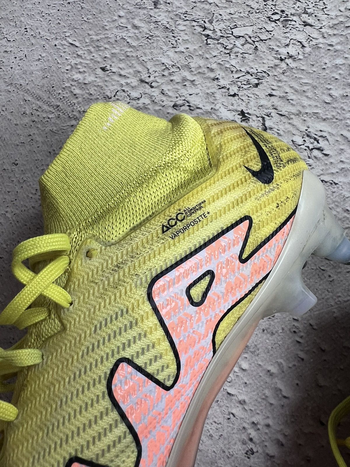Nike × Vintage Nike Air Zoom Mercurial Vapor 15 Elite FG Orange Size US 8.5 / EU 41-42 - 12 Thumbnail