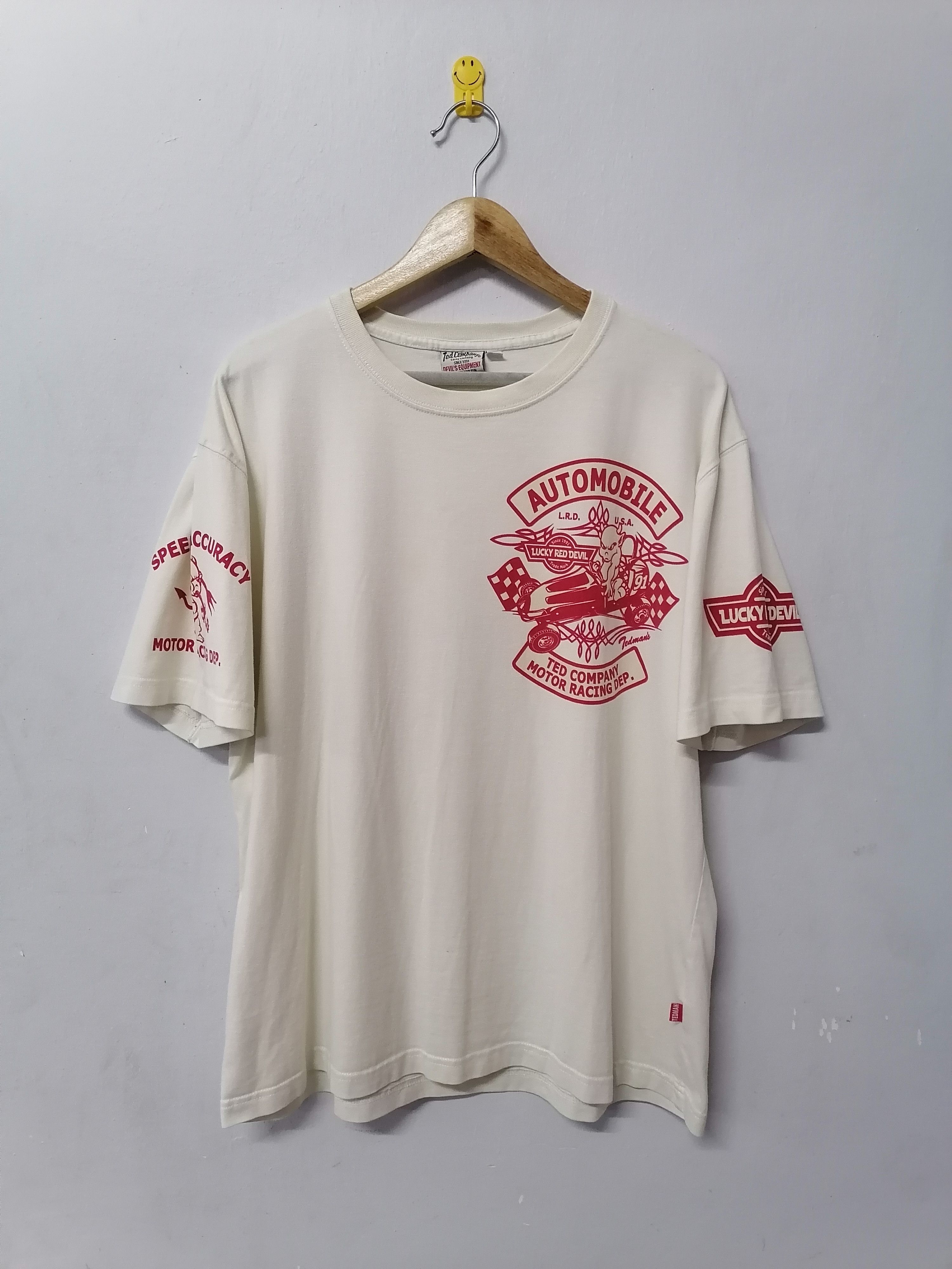 Japanese Brand × Tedman Ted Company Lucky Red Devil Motor Racing Dep. T-shirt Size US M / EU 48-50 / 2 - 1 Thumbnail