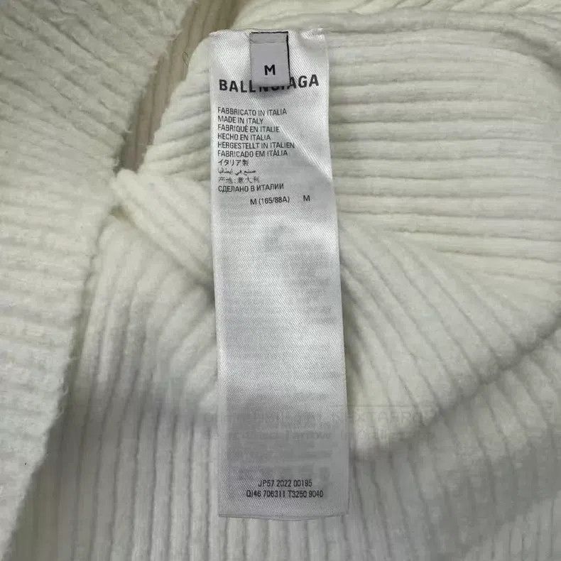 Balenciaga Balenciaga Letter logo print long-sleeve - White Size US M / EU 48-50 / 2 - 5 Thumbnail