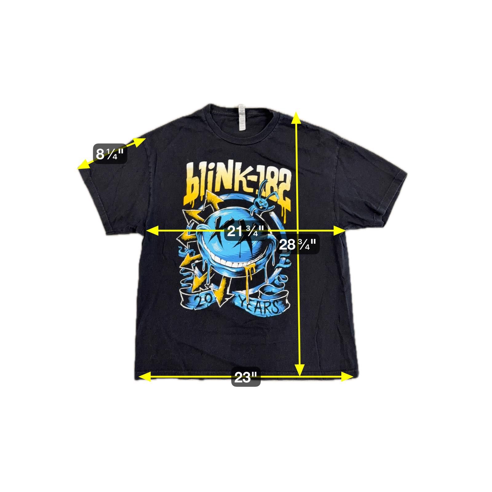 Designer Vintage Blink-182 20 Years Promo T-Shirt NWOT XL Size US XL / EU 56 / 4 - 4 Thumbnail