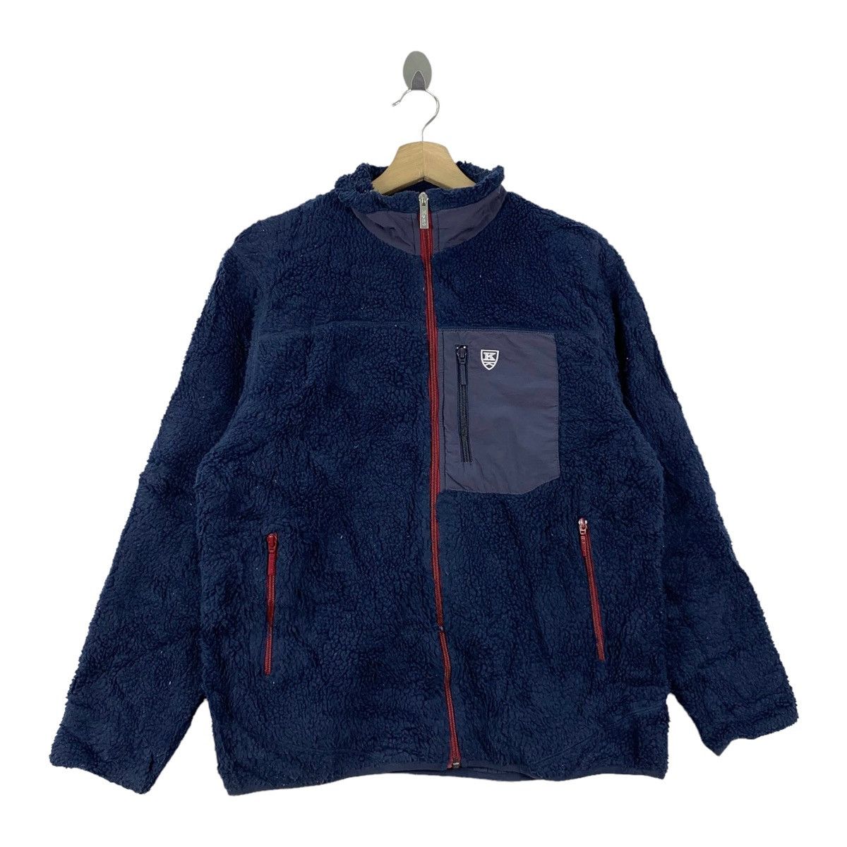 Japanese Brand KENT Japanese Sports Retro Classic-X Design Fleece Jacket Size US M / EU 48-50 / 2 - 4 Thumbnail