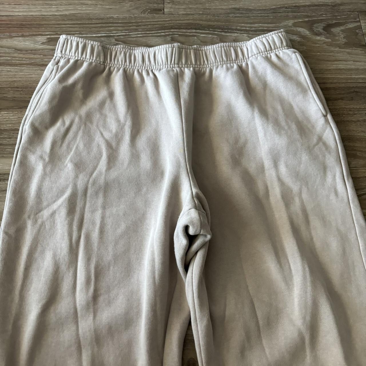 Japanese Brand Crazy Vintage Y2K/2000s Baggy Beige Skater Style Streetwear Sweatpants! Fits XL Size US 36 / EU 52 - 4 Thumbnail