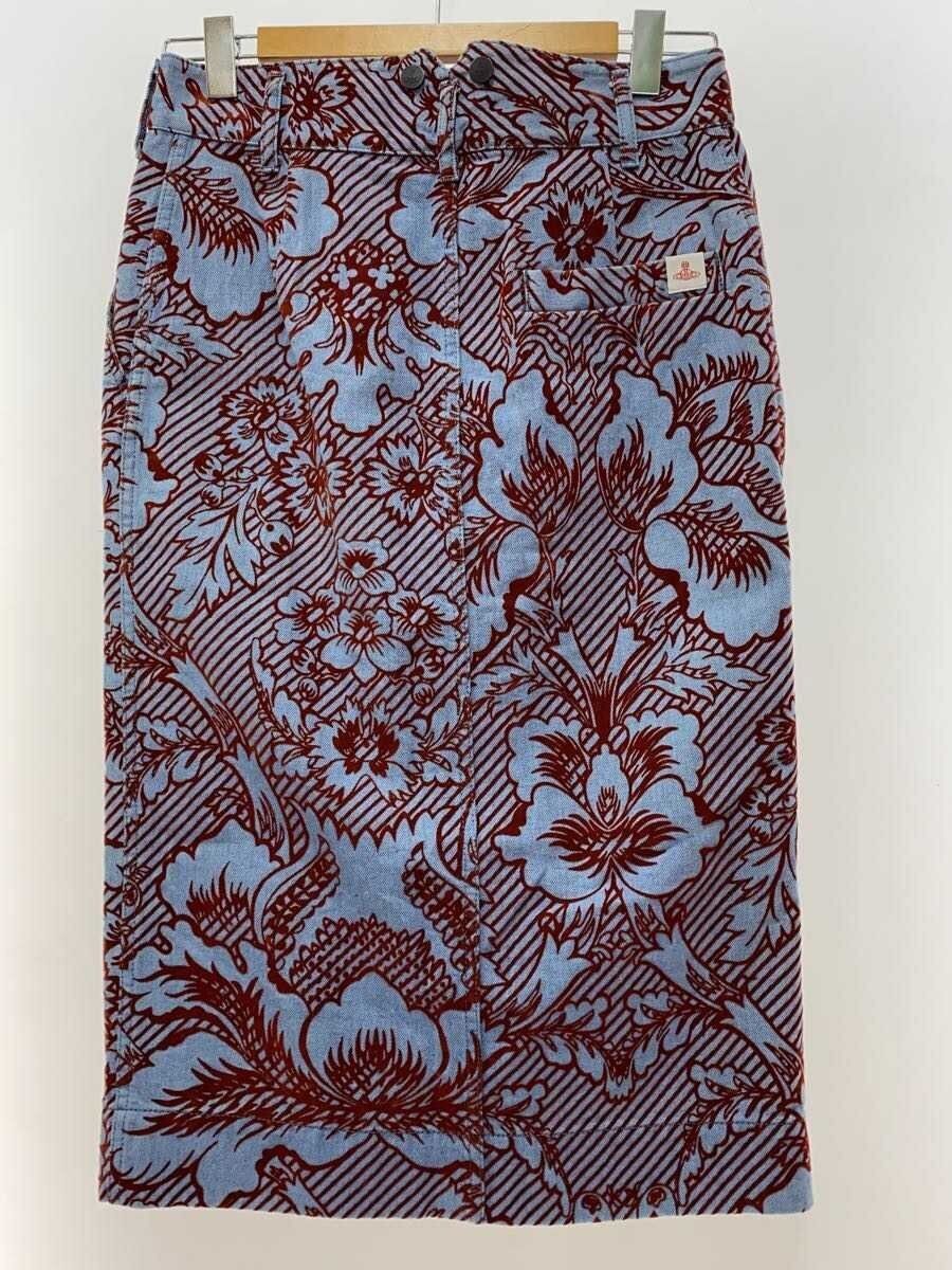 Vivienne Westwood Floral Denim Skirt Size 29" - 2 Thumbnail