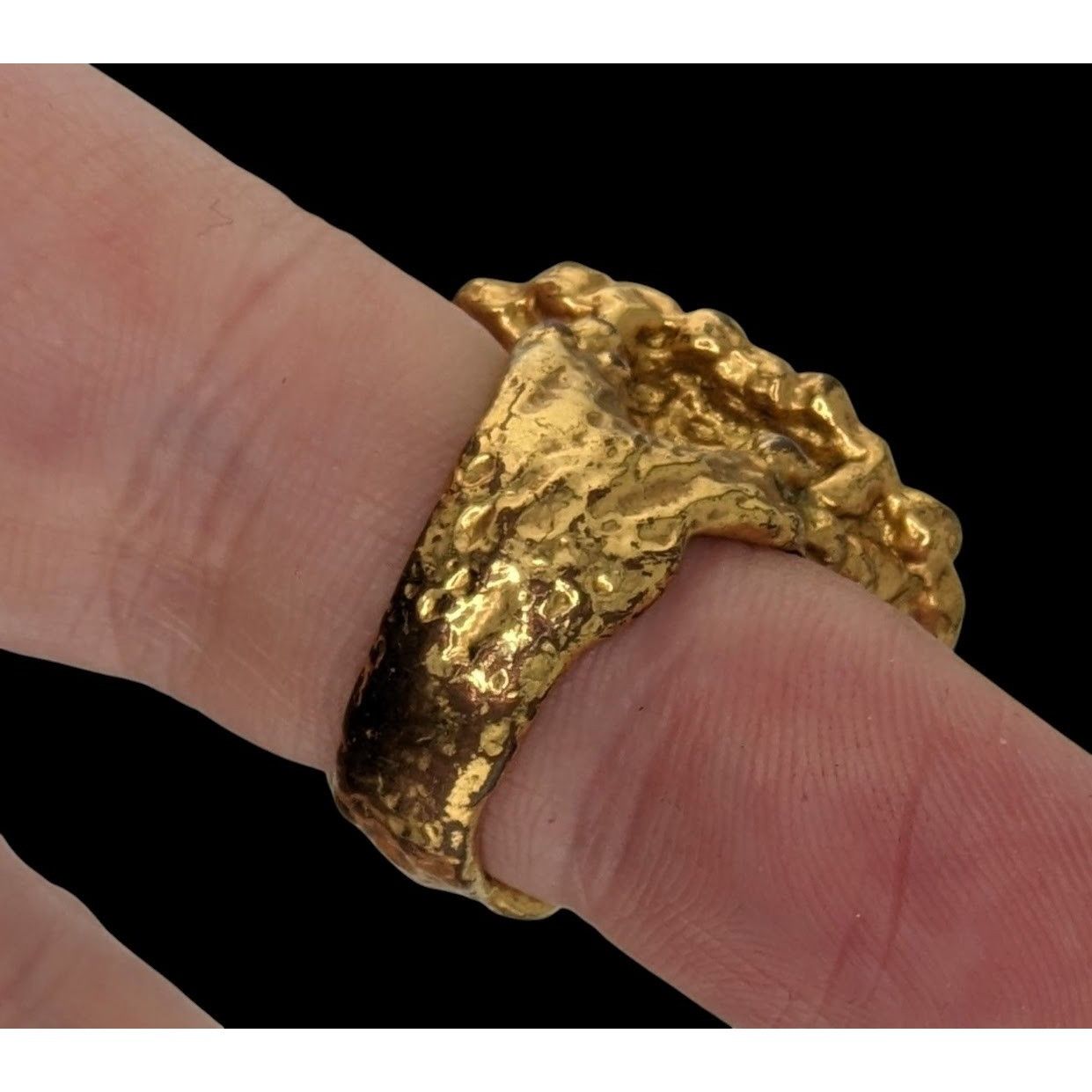 Other Vintage Erica Anenberg Yellow Enamel Statement Ring Size 6 W Size ONE SIZE - 8 Thumbnail