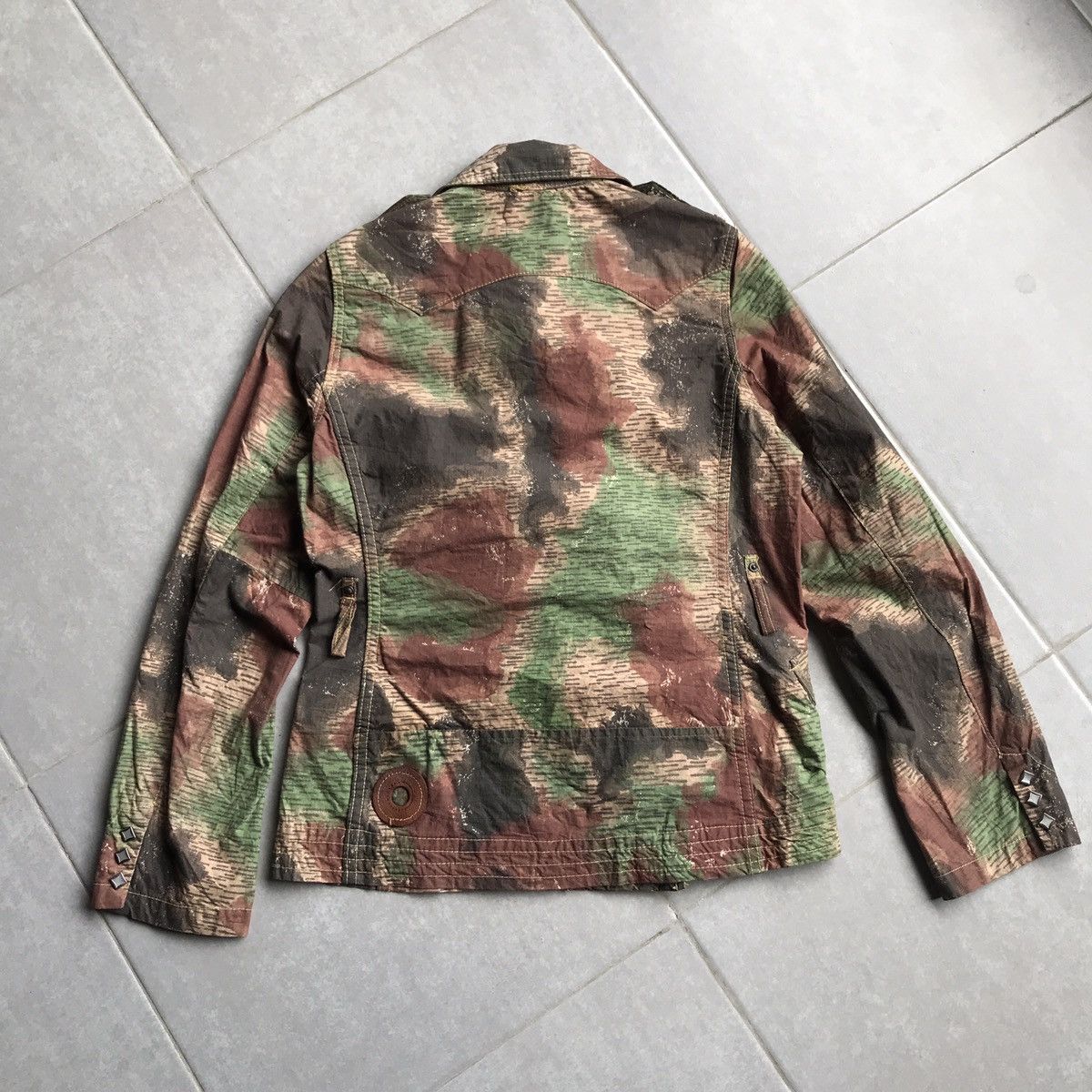 Lee × Vintage Vintage LEE SAMMLER double breasted camo jacket Size S / US 4 / IT 40 - 8 Thumbnail