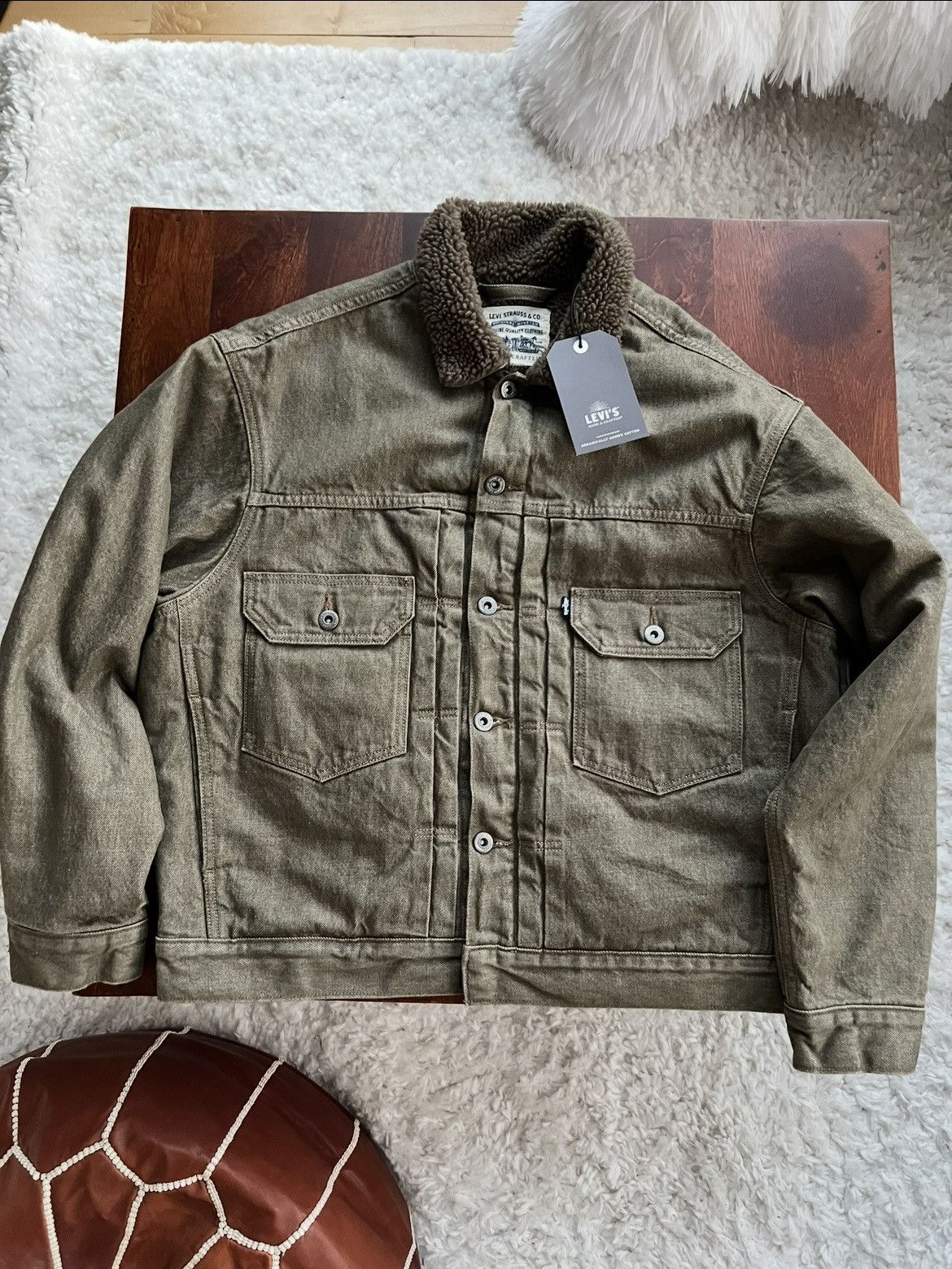 Levi's Made & Crafted Levi’s cropped Denim Work Jacket Size US M / EU 48-50 / 2 - 1 Thumbnail