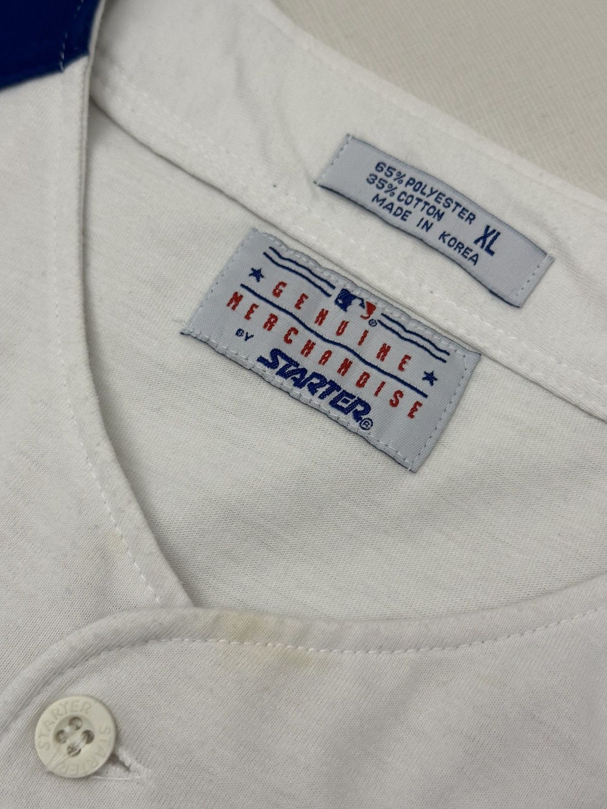 Starter Vintage 90s Brooklyn Dodgers Tailsweep Starter Jersey XL Size US XL / EU 56 / 4 - 7 Thumbnail