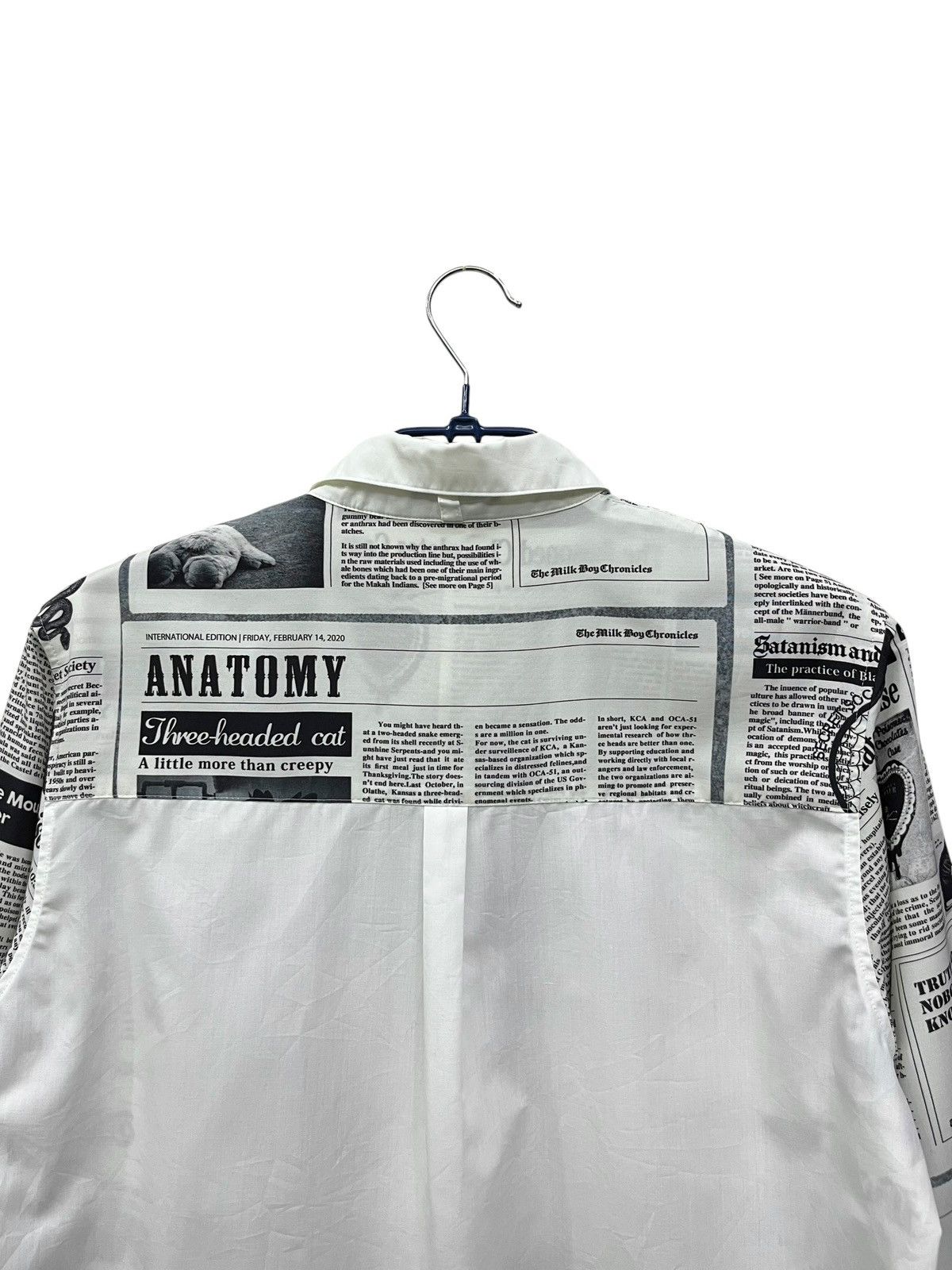 Fashion Victim Milkboy Japan Chaos Newspaper Shirt Galliano Core Size US M / EU 48-50 / 2 - 6 Thumbnail