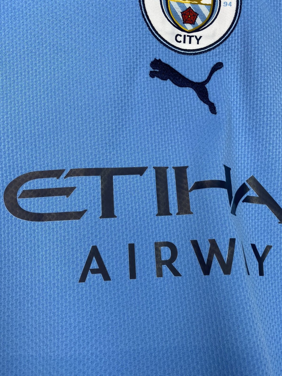 Puma Manchester City soccer jersey 2022 2023 Puma S size football Size US S / EU 44-46 / 1 - 9 Thumbnail
