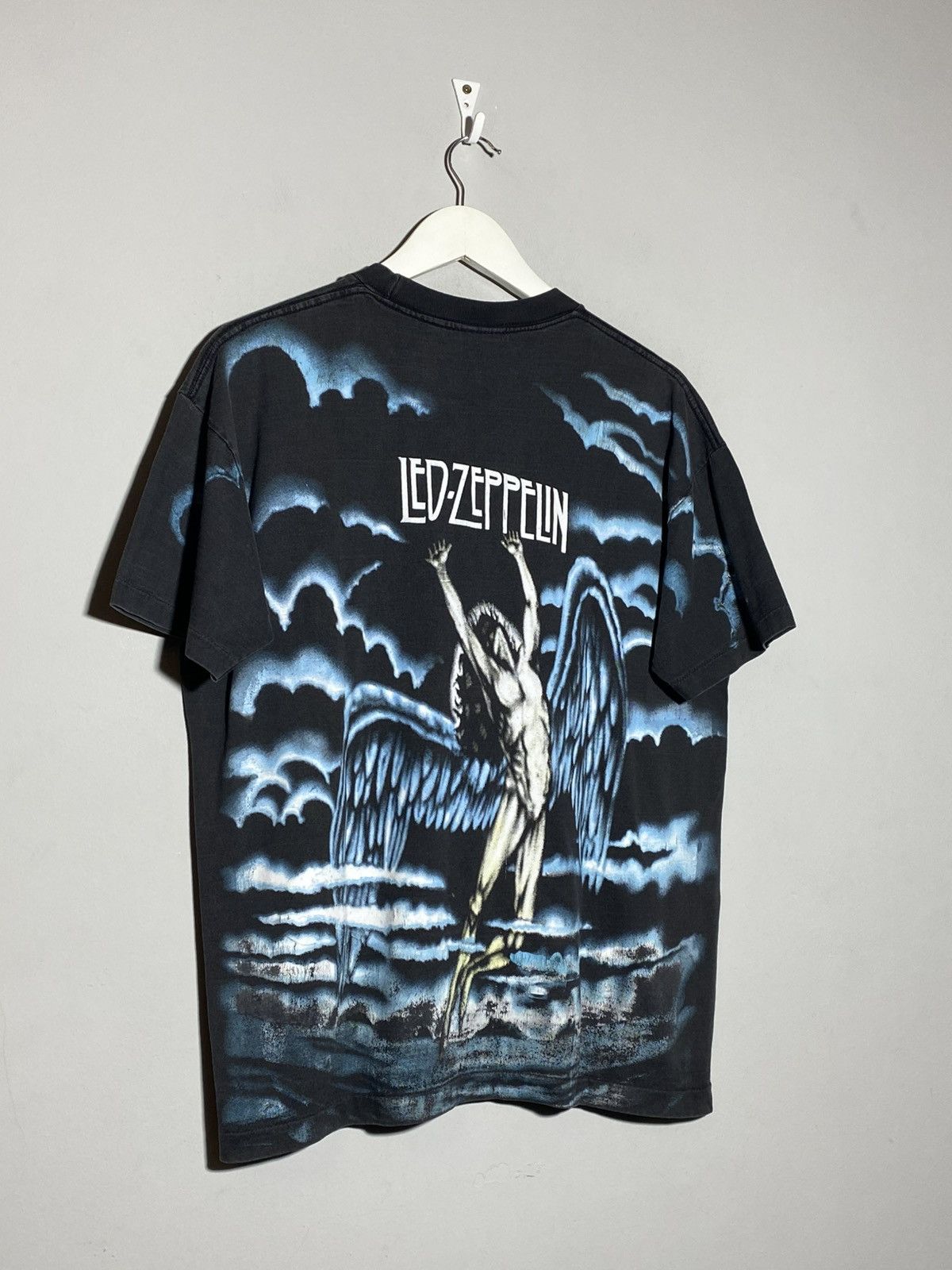 Led Zeppelin Led Zeppelin AOP All Over Print Icarus Vintage 90s T-shirt Size US M / EU 48-50 / 2 - 10 Thumbnail