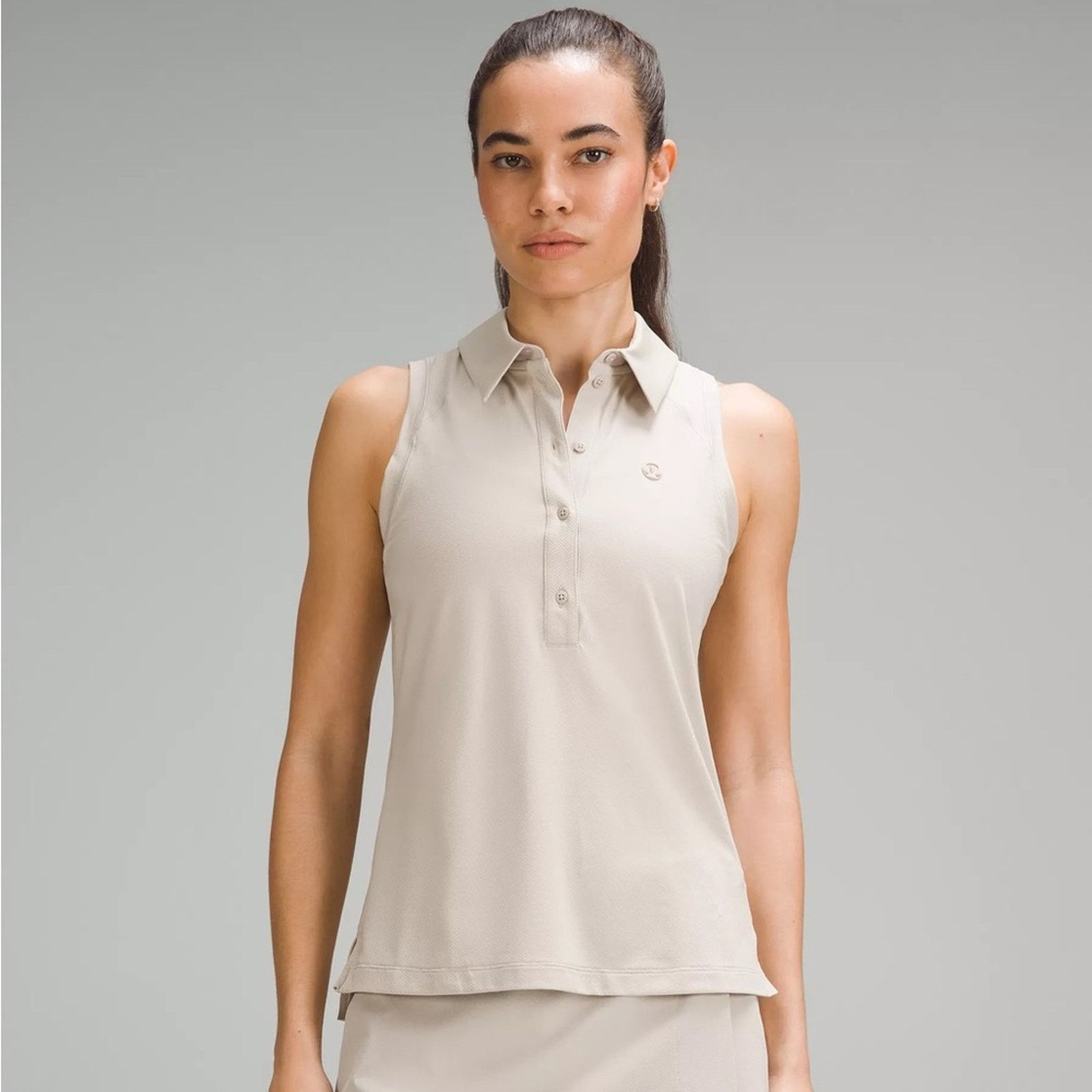 Lululemon NWT Lululemon Quick Dry Sleeveless Polo Shirt Straight Hem Size M / US 6-8 / IT 42-44 - 2 Thumbnail