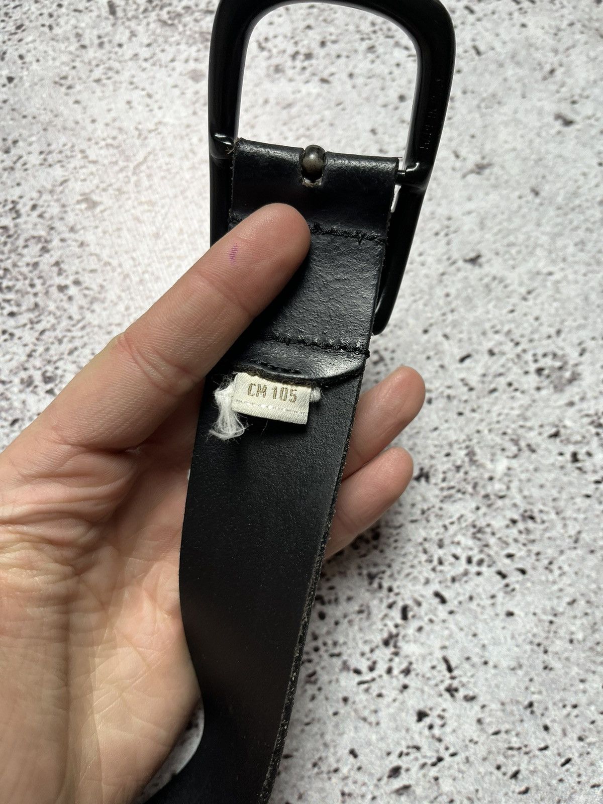 Diesel × Diesel Black Gold × Japanese Brand 🥋🌵Vintage Diesel Belt Leather Big Logo Size ONE SIZE - 4 Thumbnail